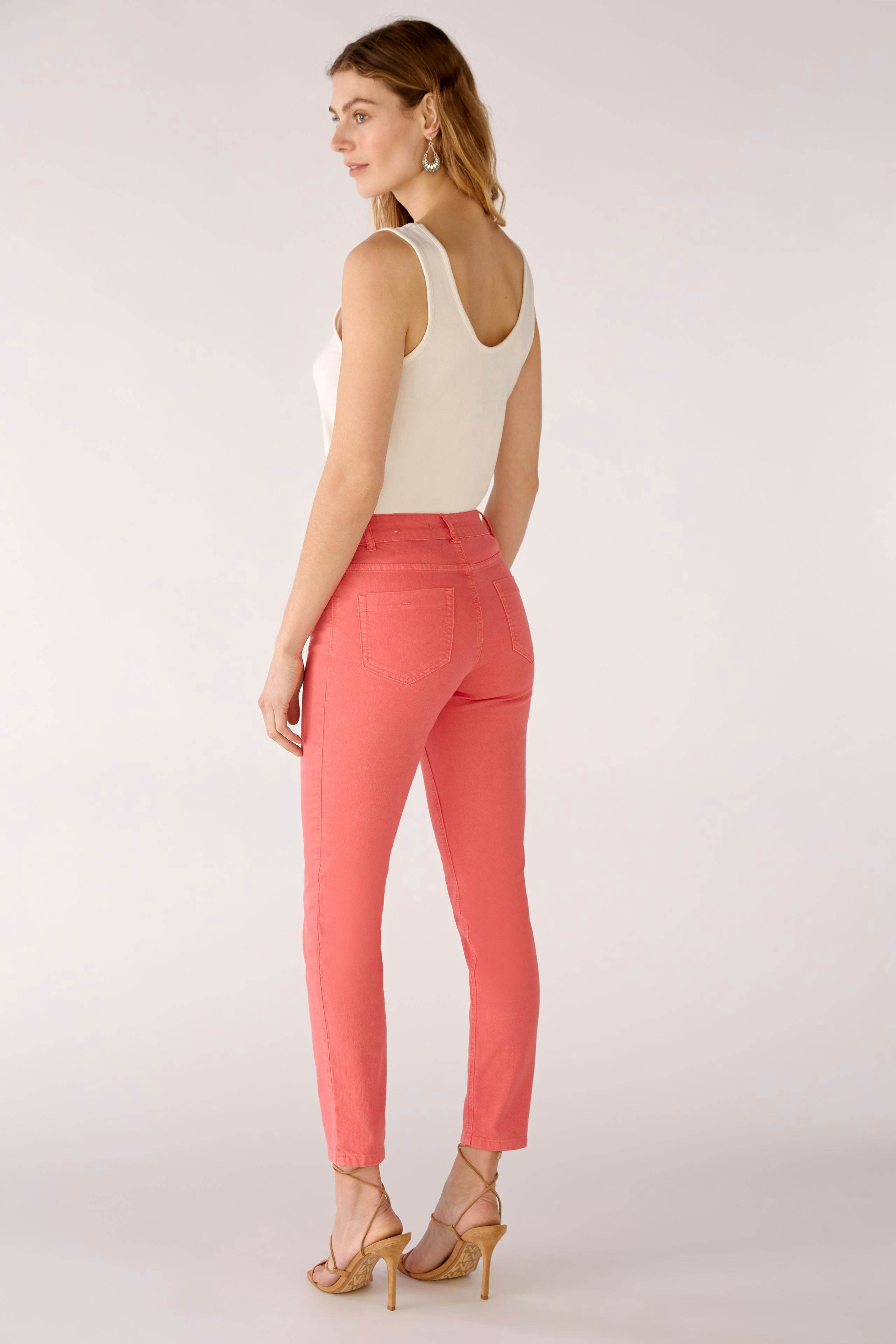 Bild 3 von BAXTOR cropped Jeggings  slim-fit in red | Oui