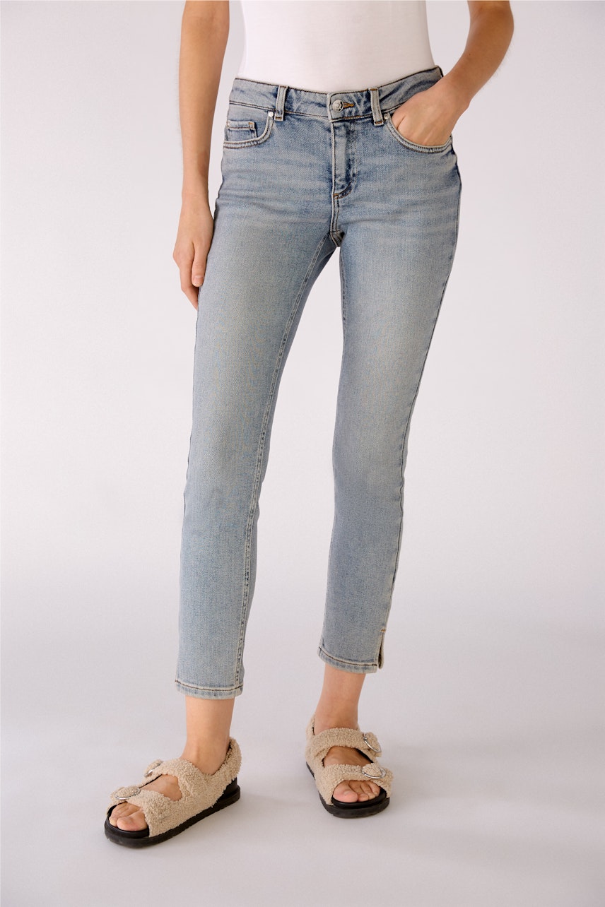 Bild 2 von Shortened length denim skinny Fit in blue | Oui