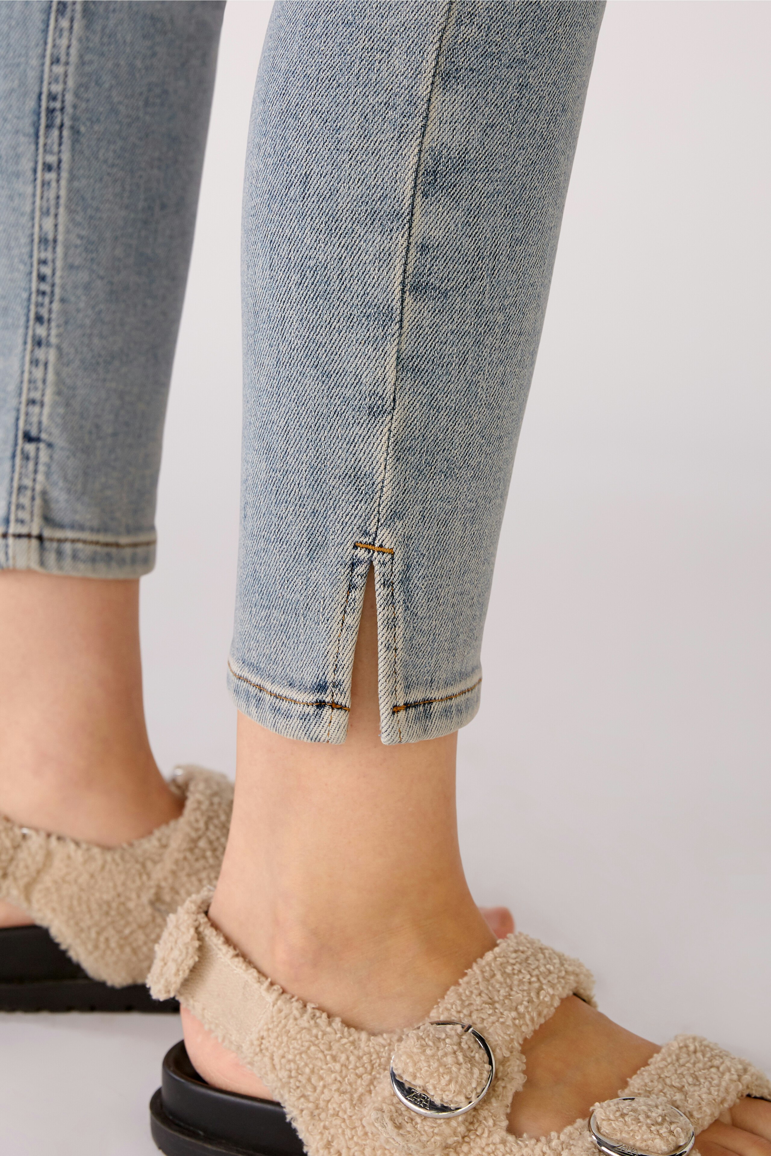 Bild 5 von Shortened length denim skinny Fit in blue | Oui