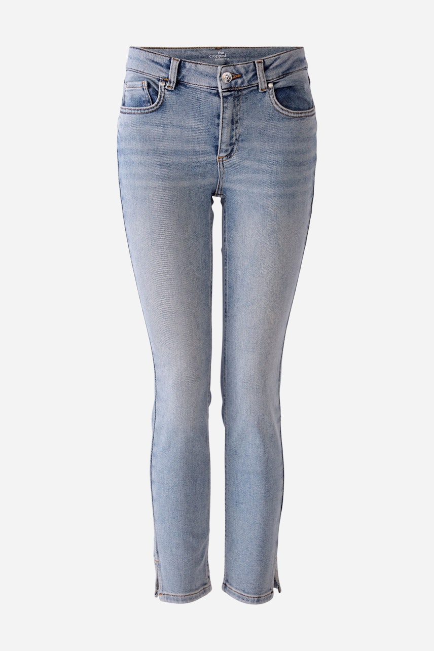 Bild 7 von Shortened length denim skinny Fit in blue | Oui