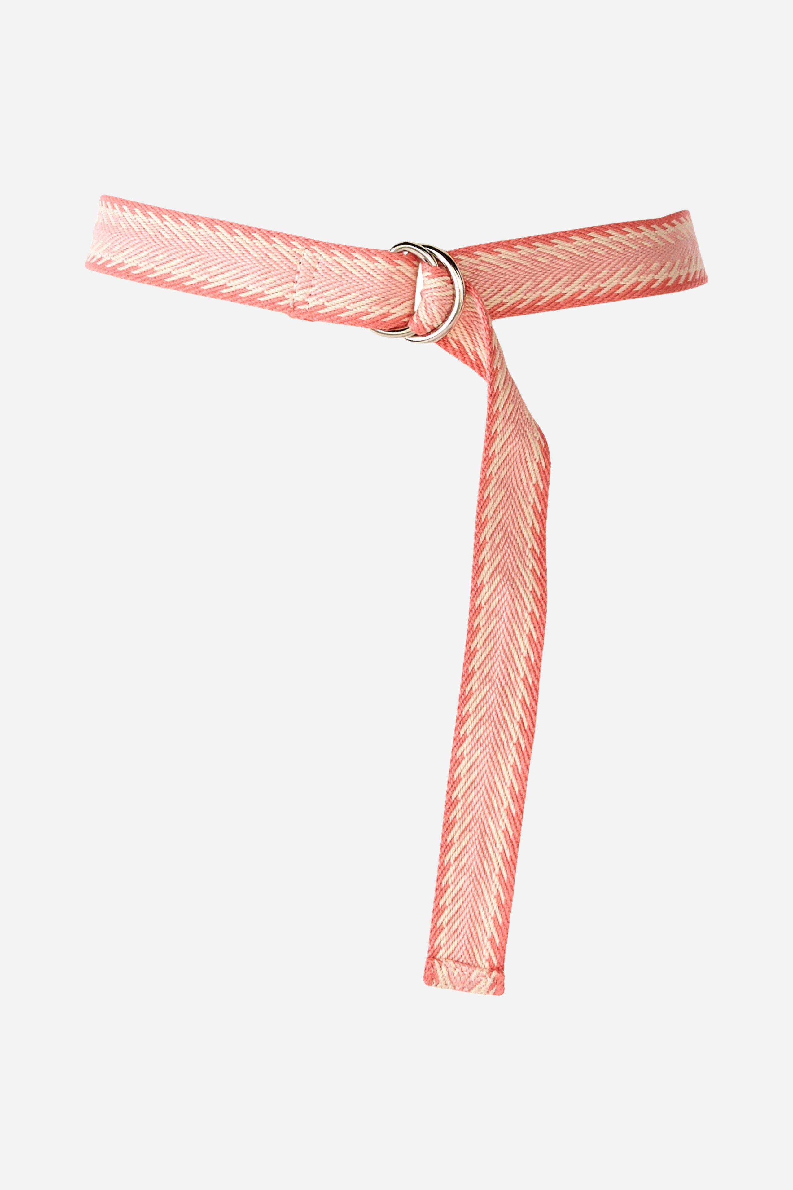 Bild 1 von Belt with D-ring fastener in lt camel orange | Oui