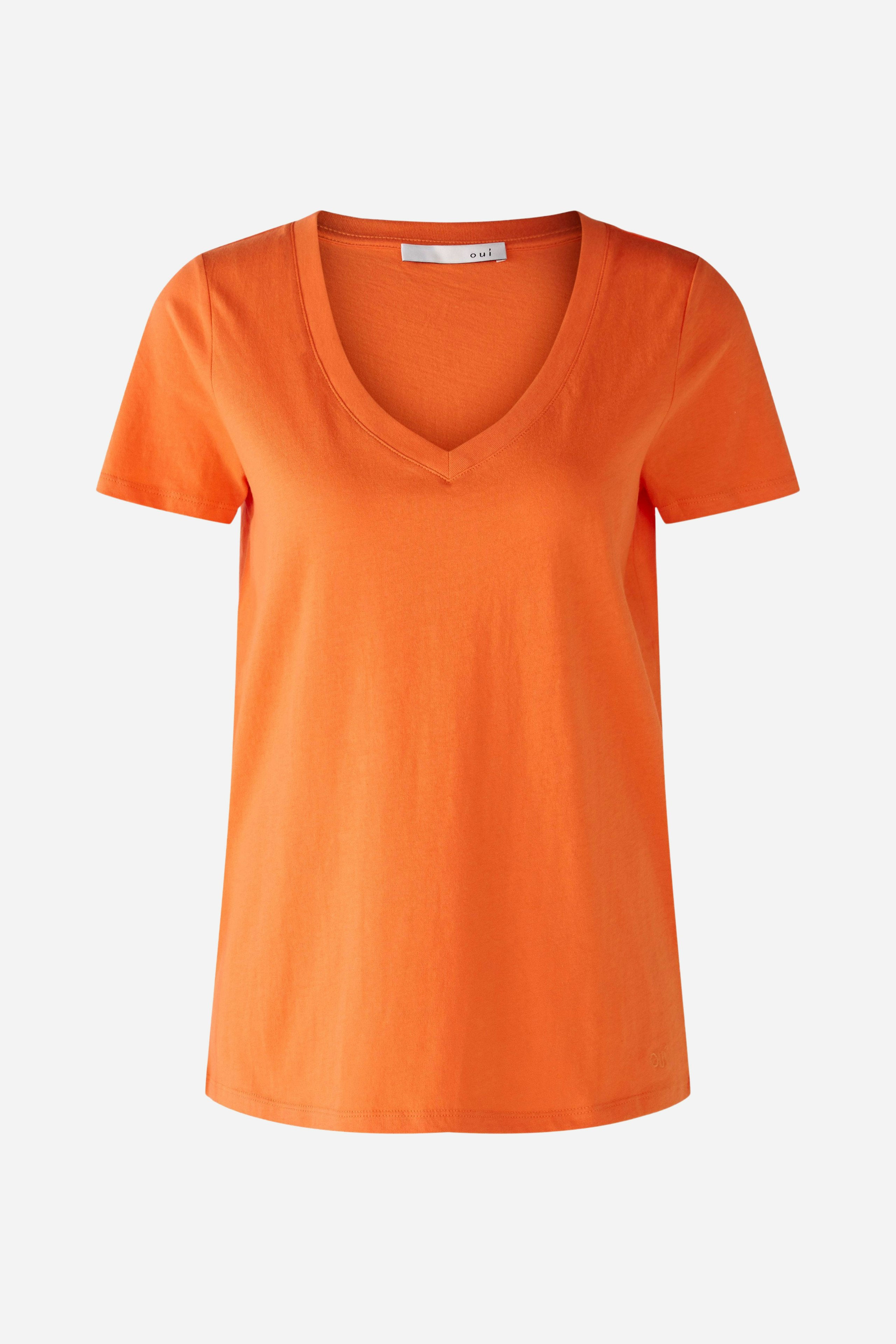 Bild 6 von CARLI T-Shirt 100% Bio-Baumwolle in vermillion orange | Oui