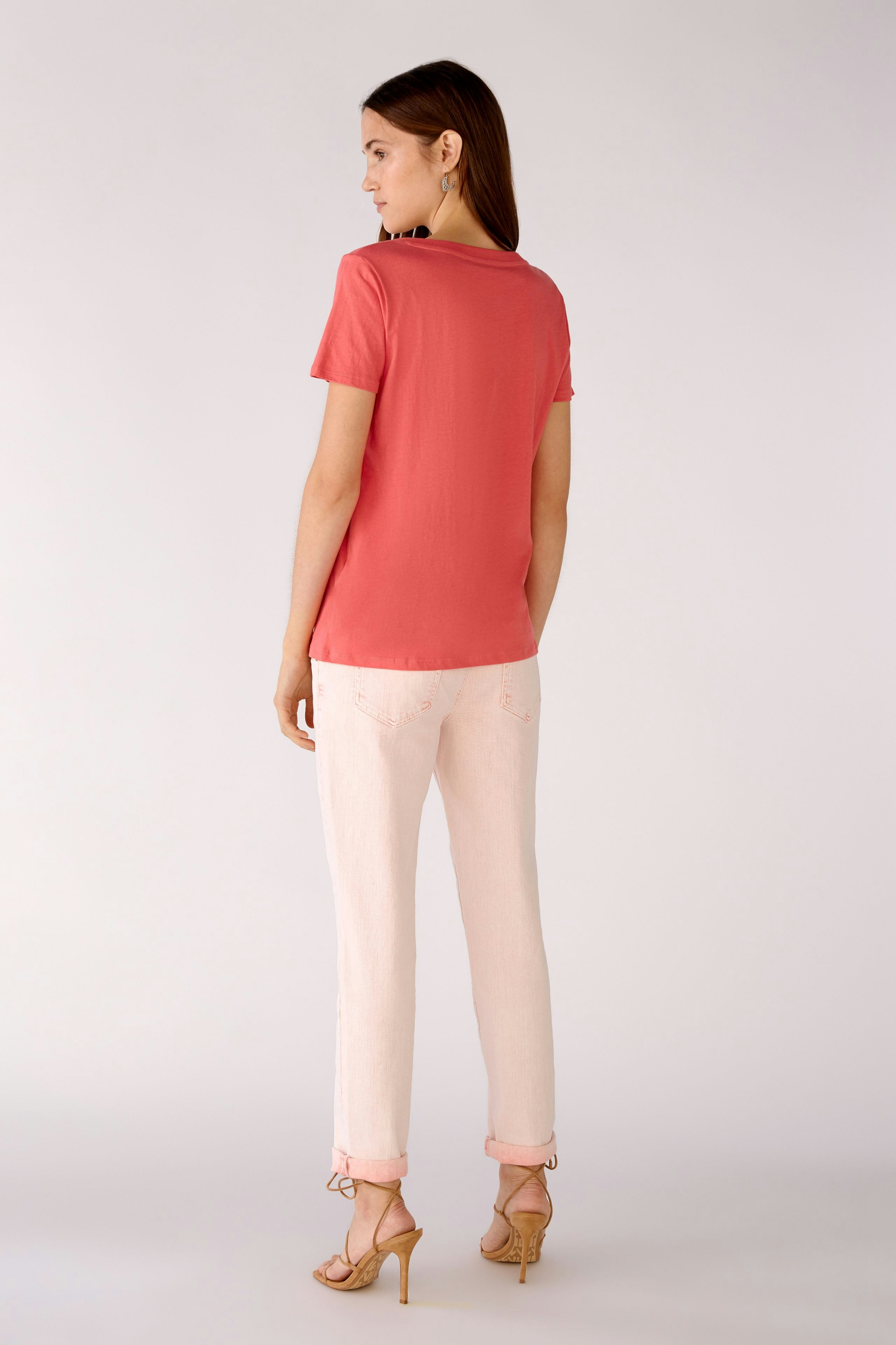 Bild 3 von CARLI T-shirt 100% organic cotton in red | Oui