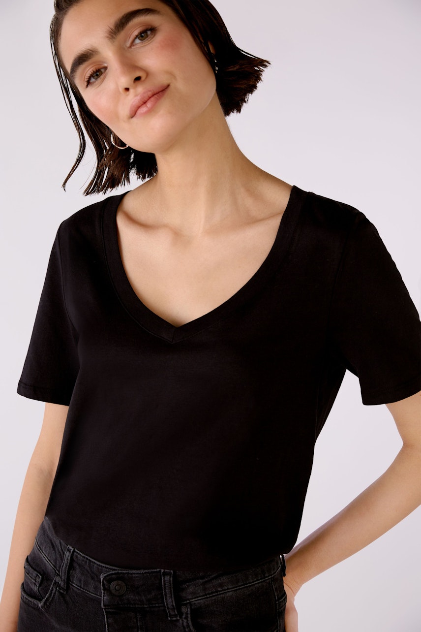 Bild 5 von CARLI T-shirt 100% organic cotton in black | Oui