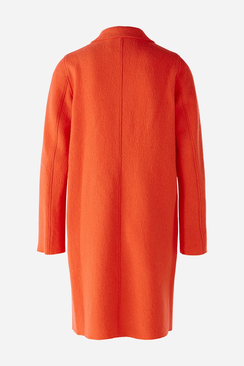 Bild 8 von MAYSON Mantel Boiled Wool - reine Schurwolle in vermillion orange | Oui