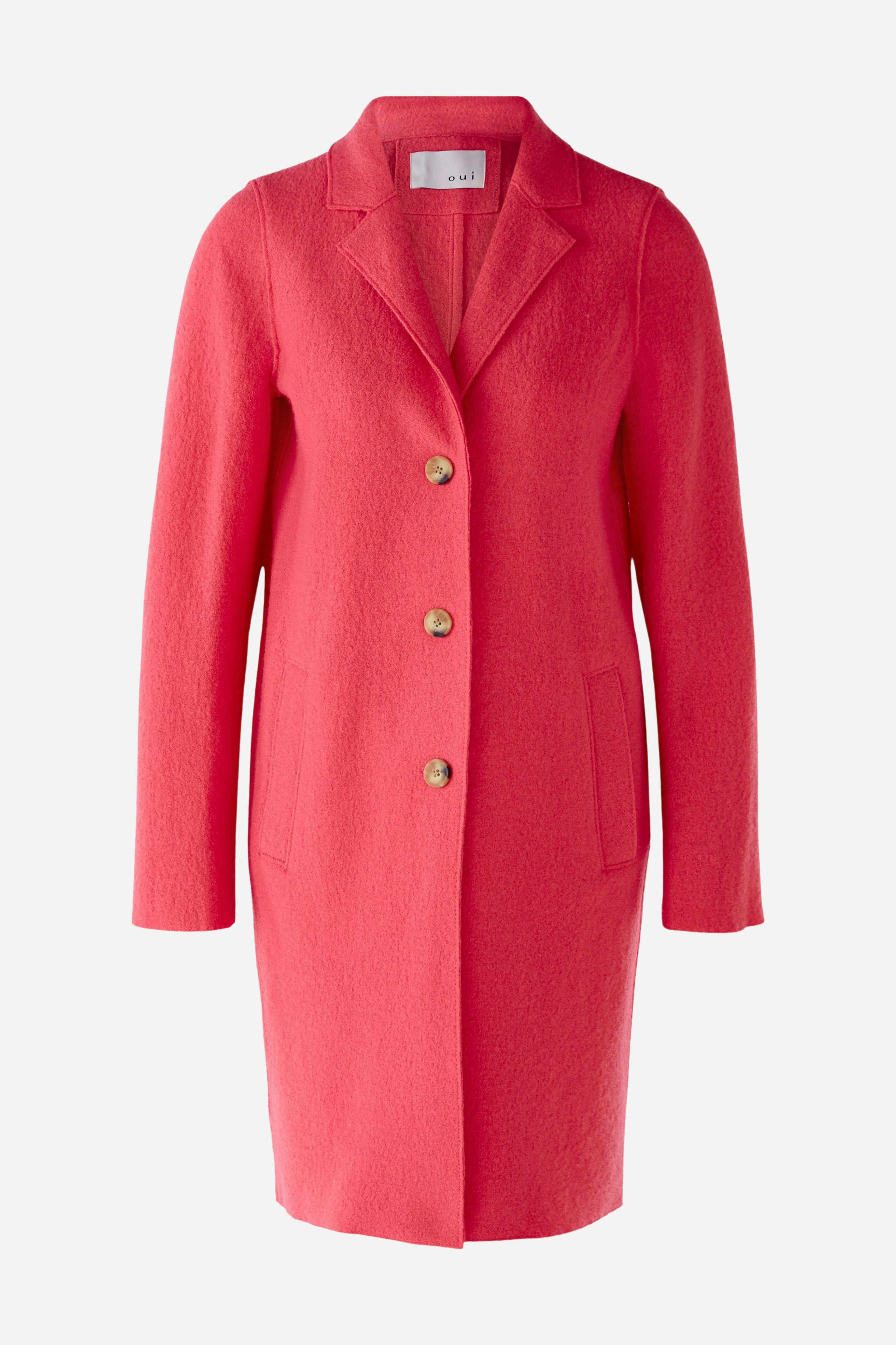 Bild 7 von MAYSON Coat boiled Wool - pure new wool in red | Oui