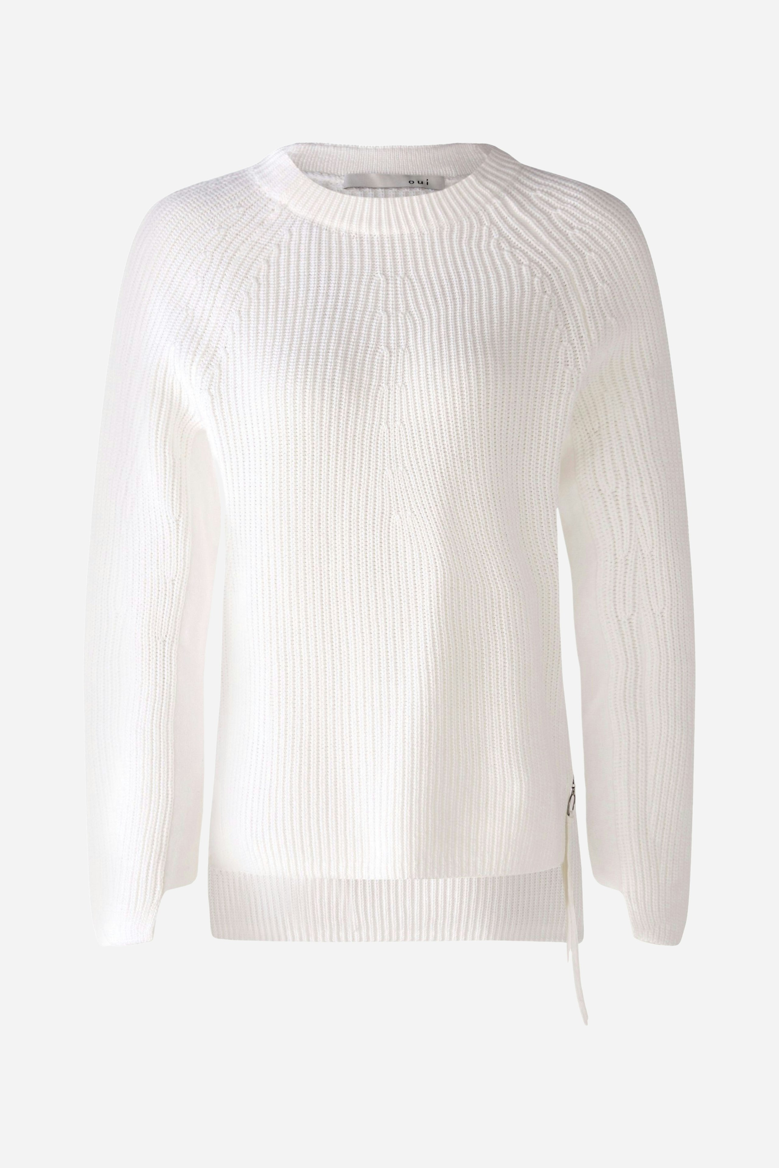 Bild 1 von RUBI Pullover with zip in optic white | Oui