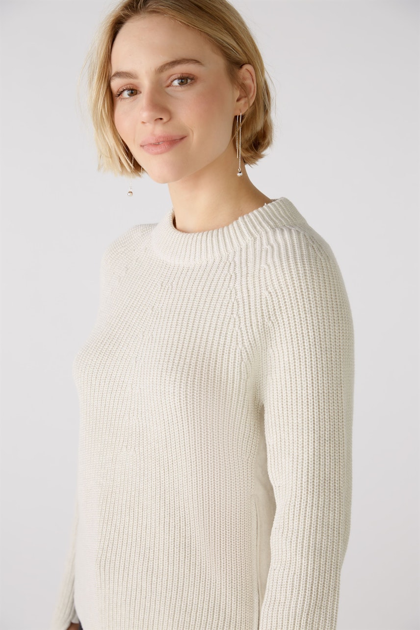 Bild 5 von RUBI Pullover mit Reißverschluss in offwhite melang | Oui