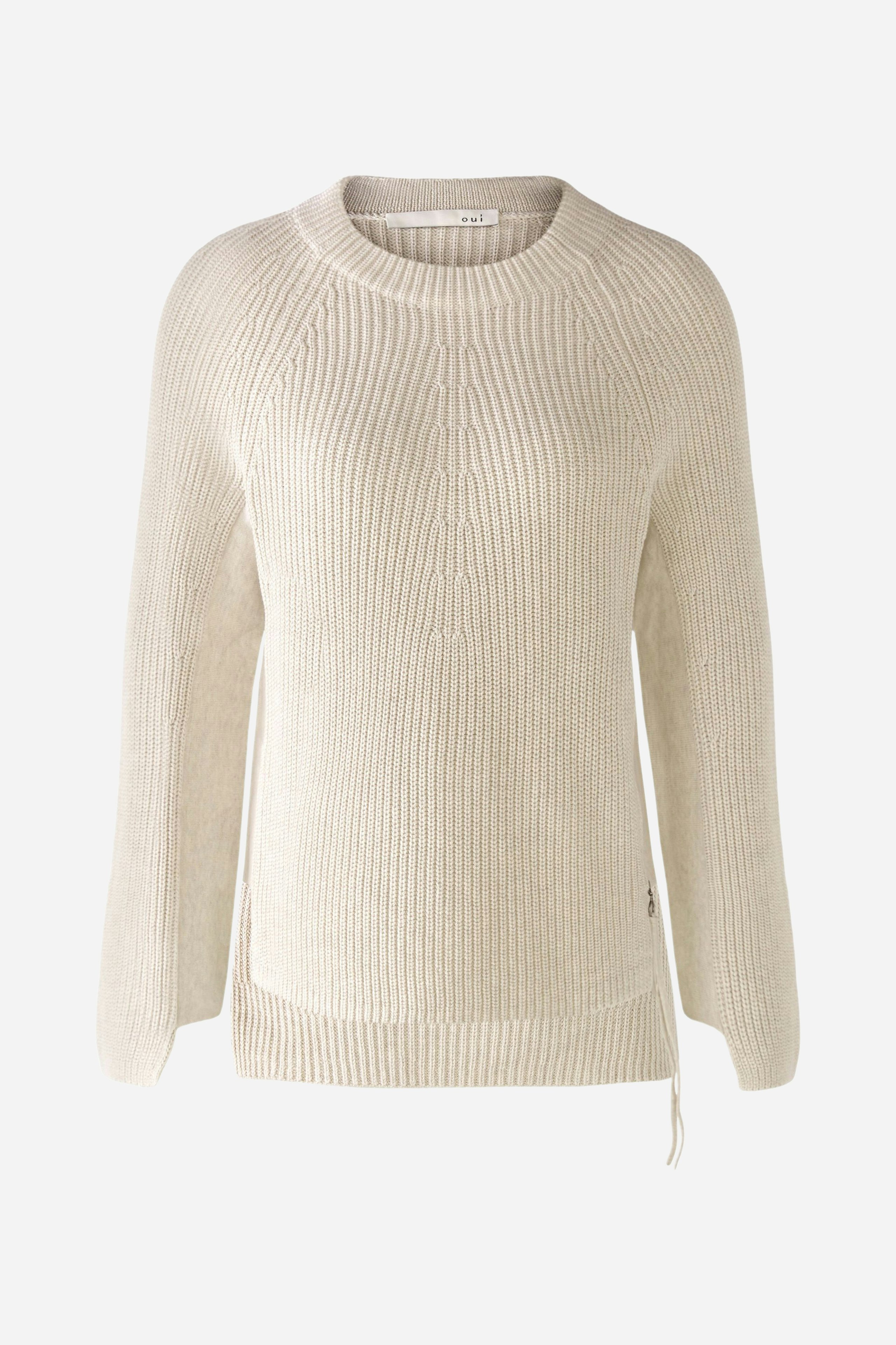 Bild 7 von RUBI Pullover mit Reißverschluss in offwhite melang | Oui