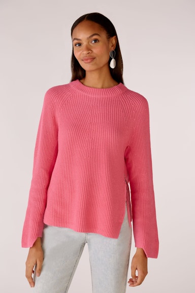 Bild 2 von RUBI Pullover with zip in azalea pink | Oui
