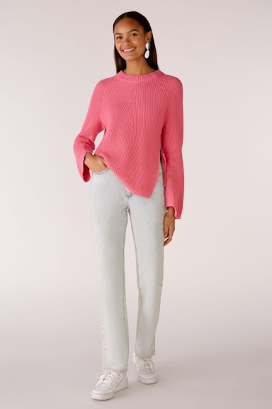 Bild 1 von RUBI Pullover with zip in azalea pink | Oui