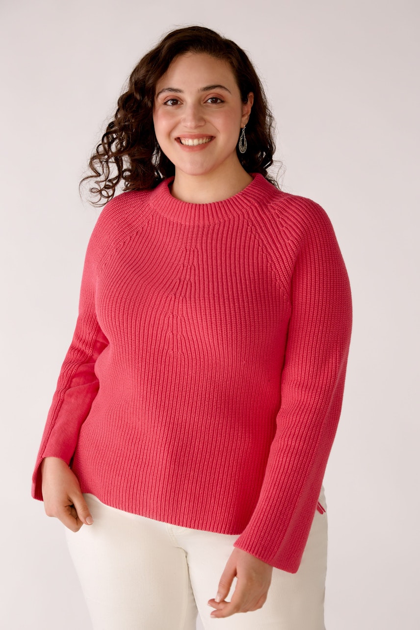 Bild 3 von RUBI Pullover with zip in raspberry sorbet | Oui