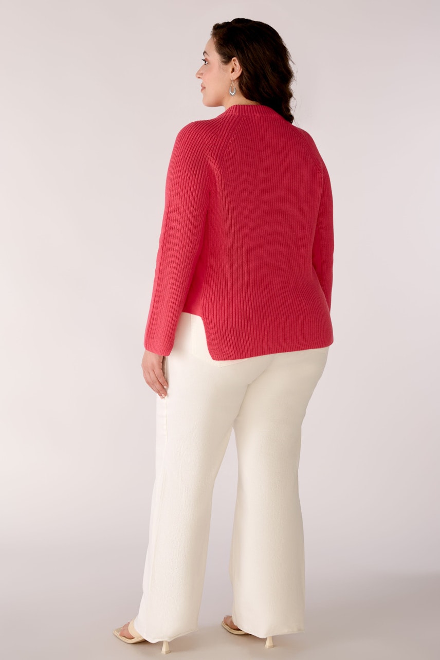 Bild 4 von RUBI Pullover with zip in raspberry sorbet | Oui