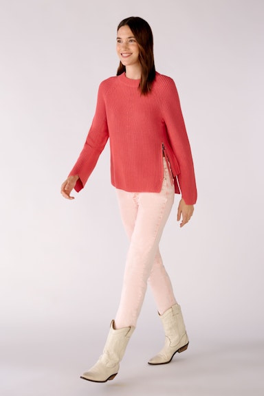 Bild 2 von RUBI Pullover with zip in red | Oui