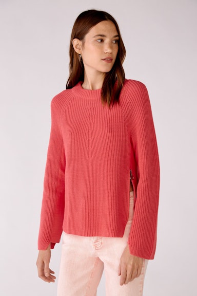 Bild 3 von RUBI Pullover with zip in red | Oui