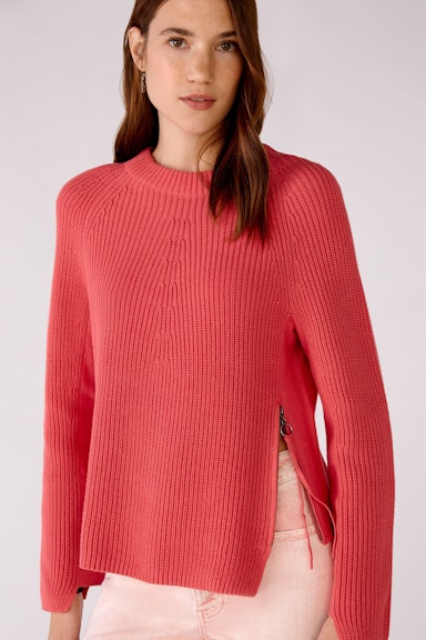Bild 1 von RUBI Pullover with zip in red | Oui