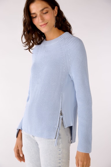 Bild 5 von RUBI Pullover with zip in kentucky blue | Oui