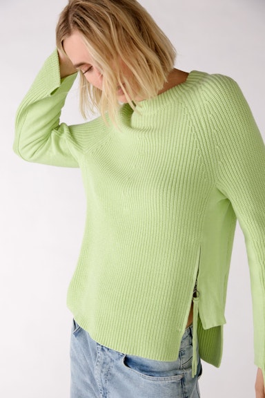 Bild 5 von RUBI Pullover mit Reißverschluss in light green | Oui