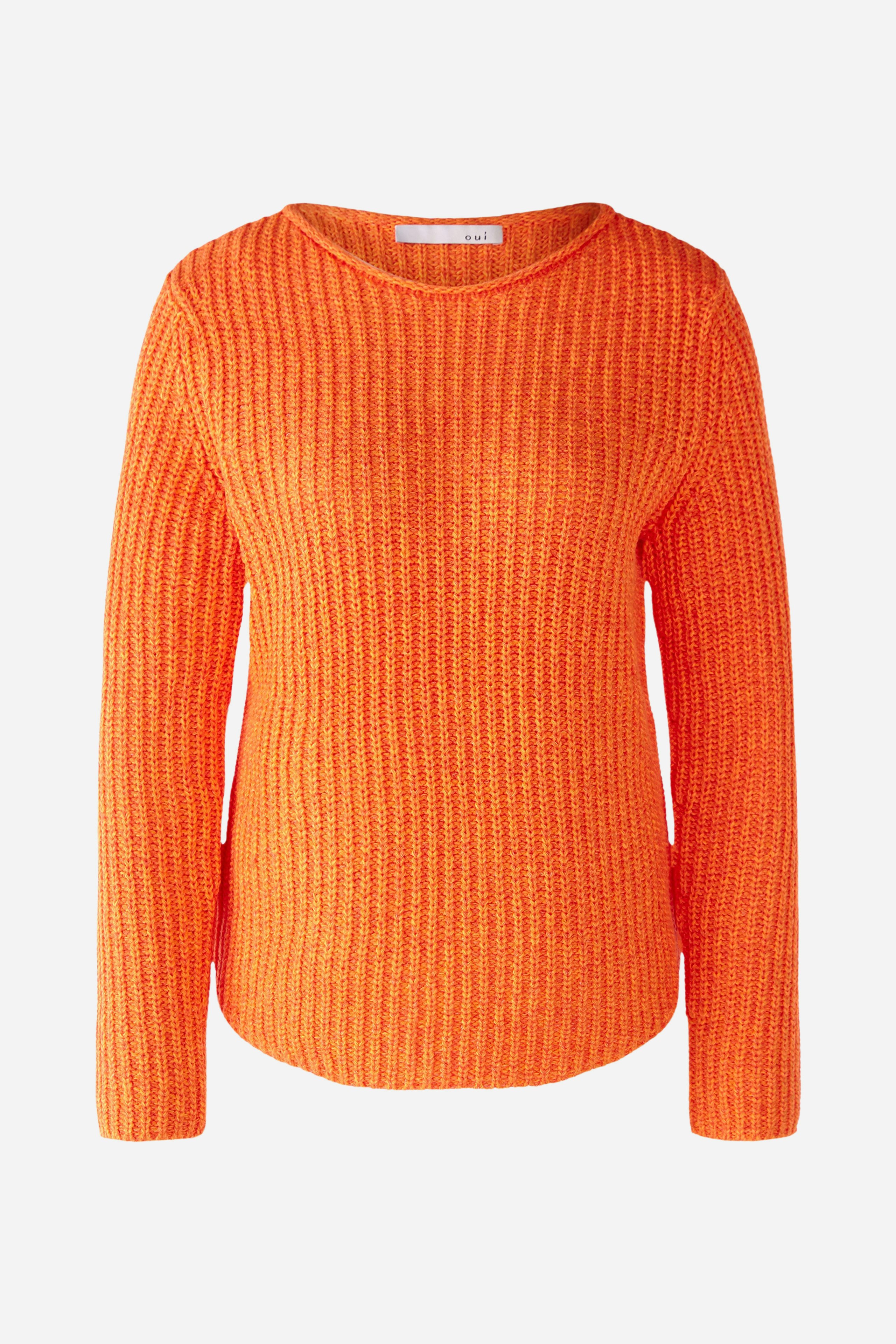 Bild 1 von Pullover ribbed in dk orange apric | Oui