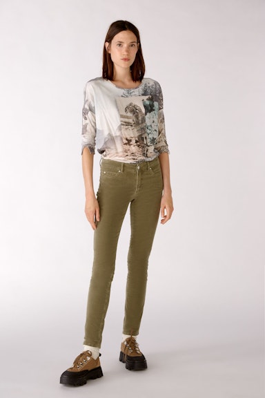 Bild 2 von Blouse shirt with print in lt camel green | Oui
