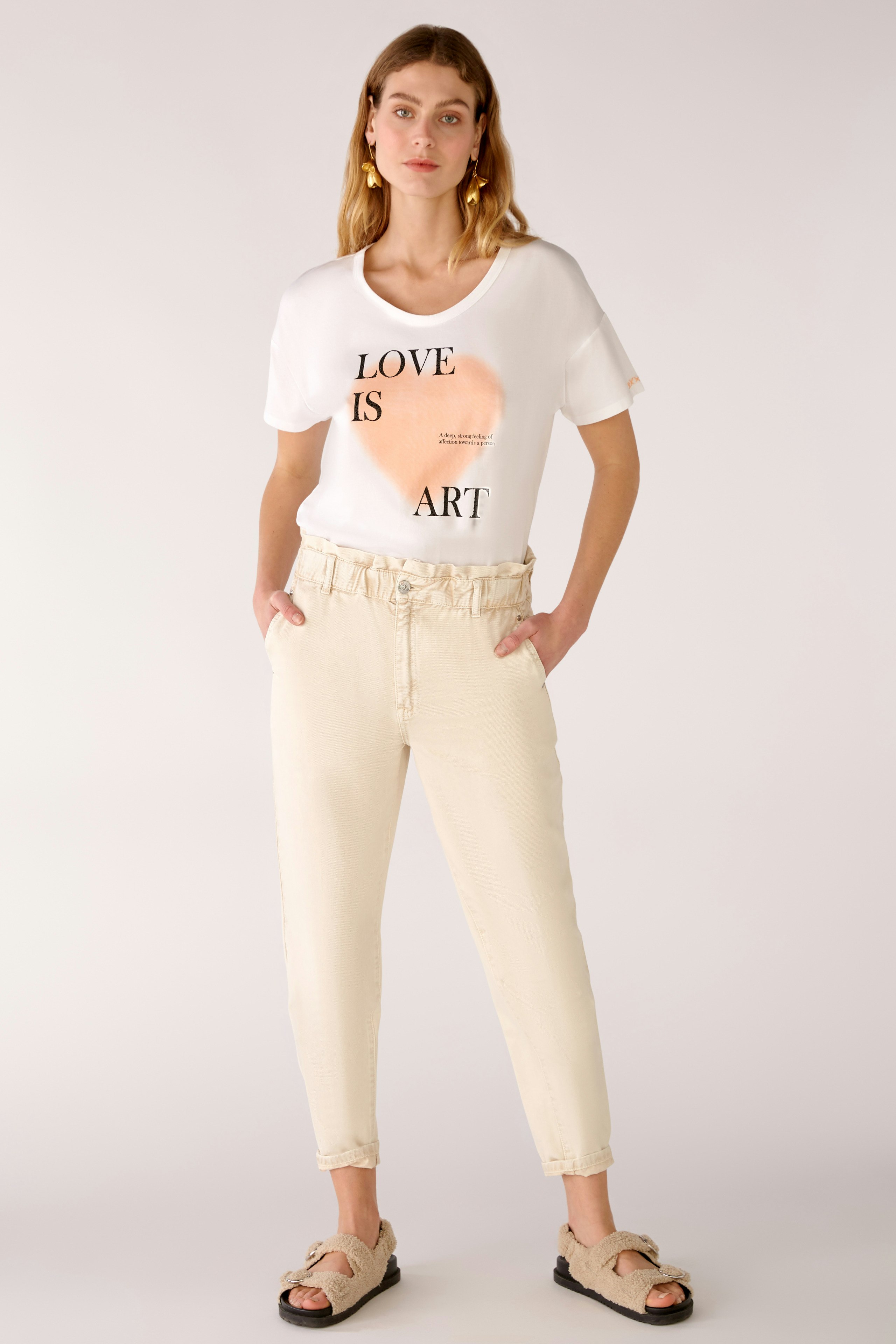 Bild 2 von T-Shirt Bio Baumwolle in optic white | Oui