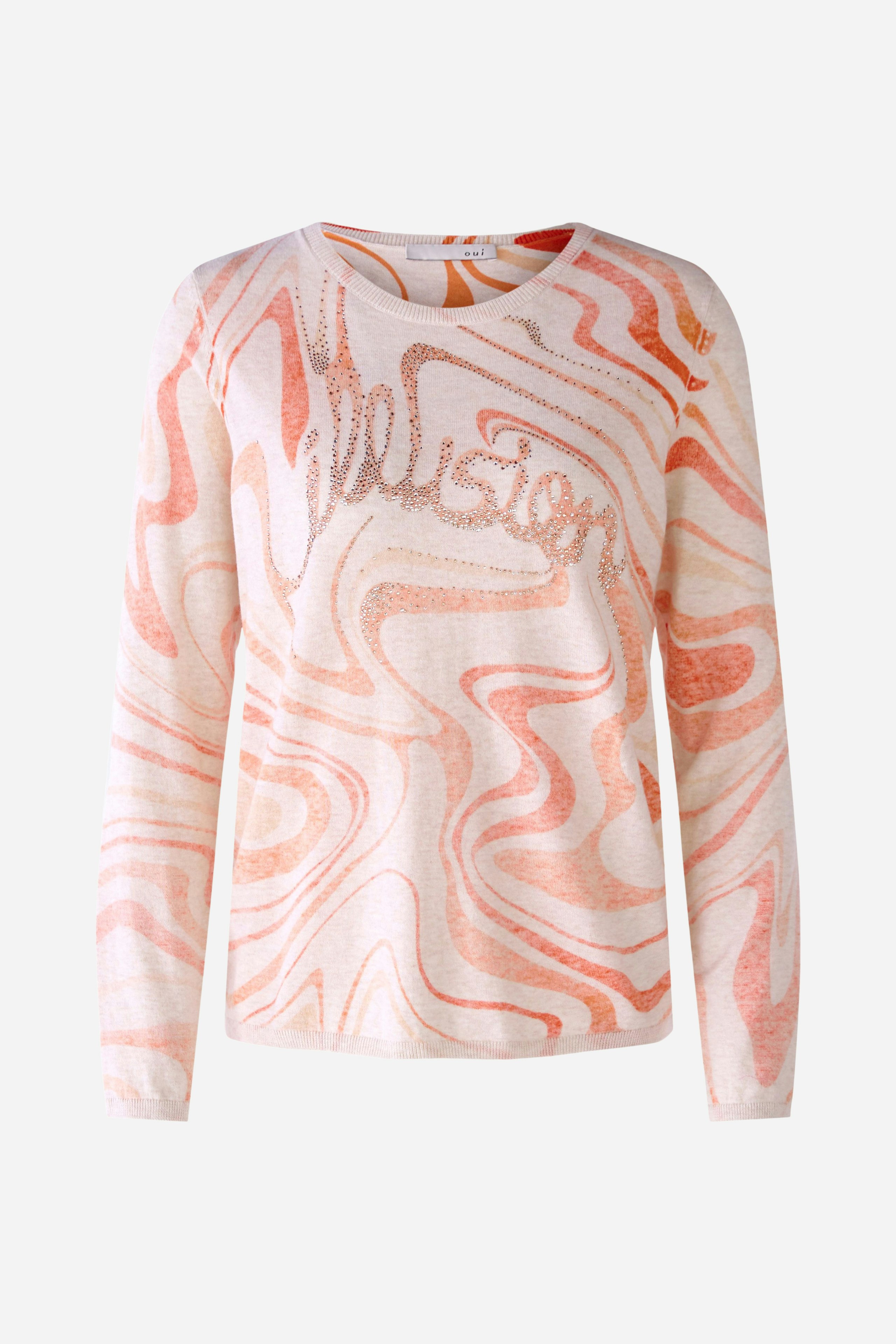 Bild 8 von Pullover mit Print in offwhite aprico | Oui