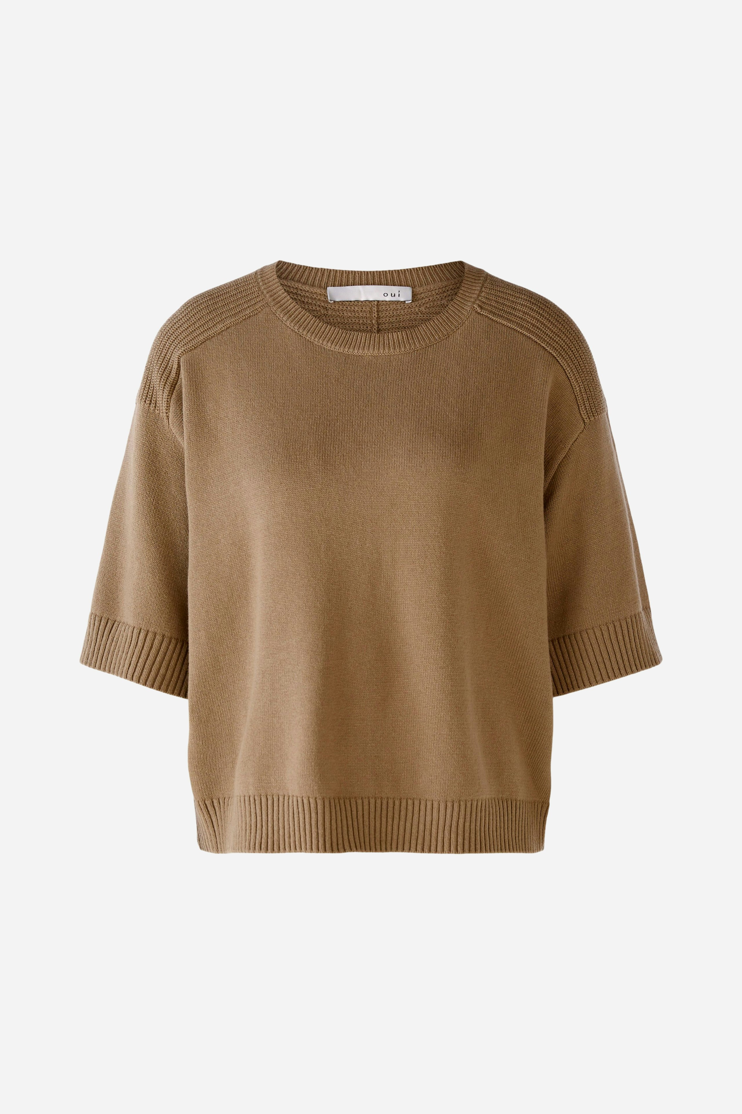 Bild 1 von Knitted pullover in cotton blend in elmwood | Oui