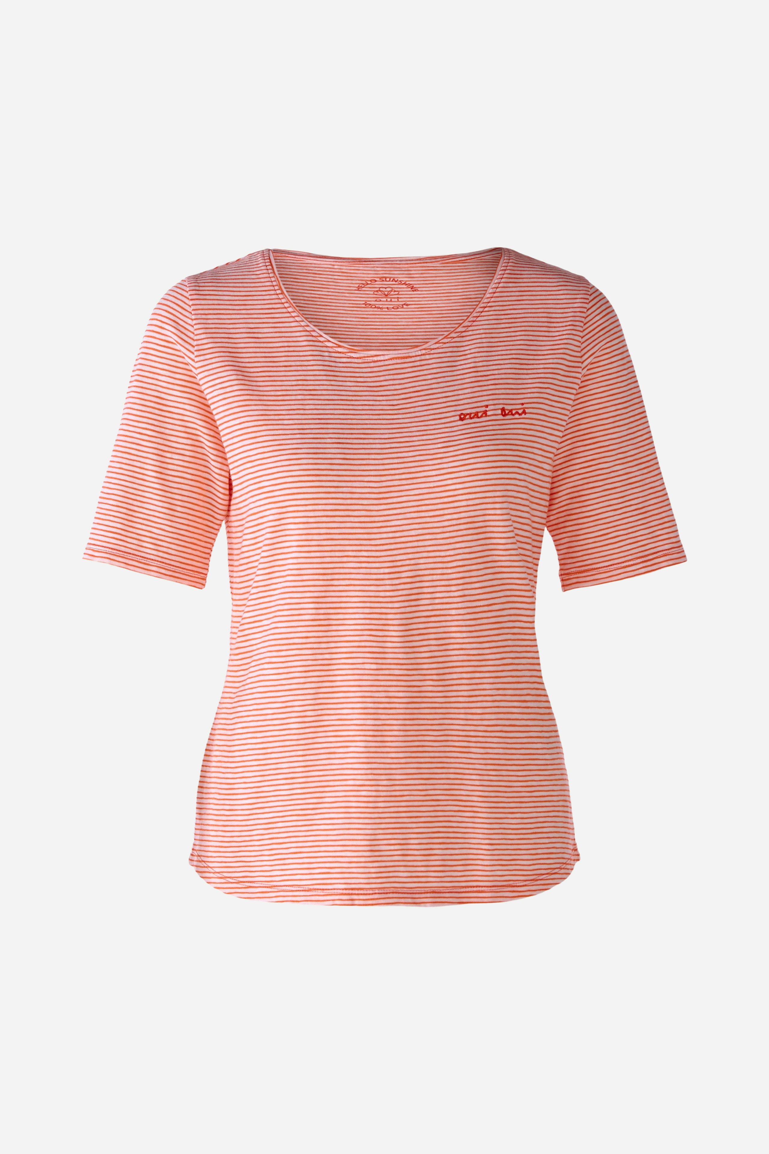 Bild 6 von T-shirt with stripes in white yellow | Oui