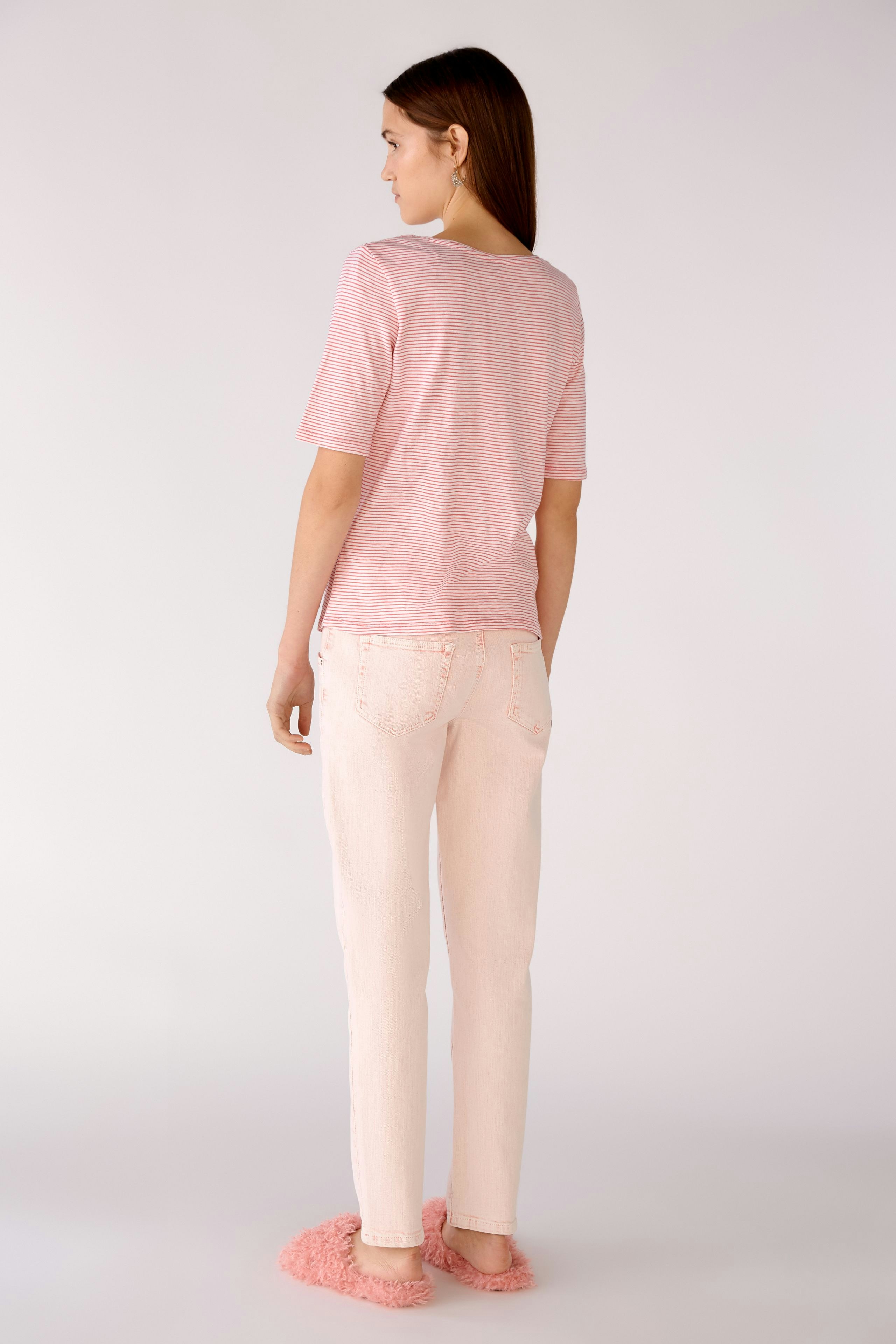 Bild 3 von T-shirt with stripes in white red | Oui