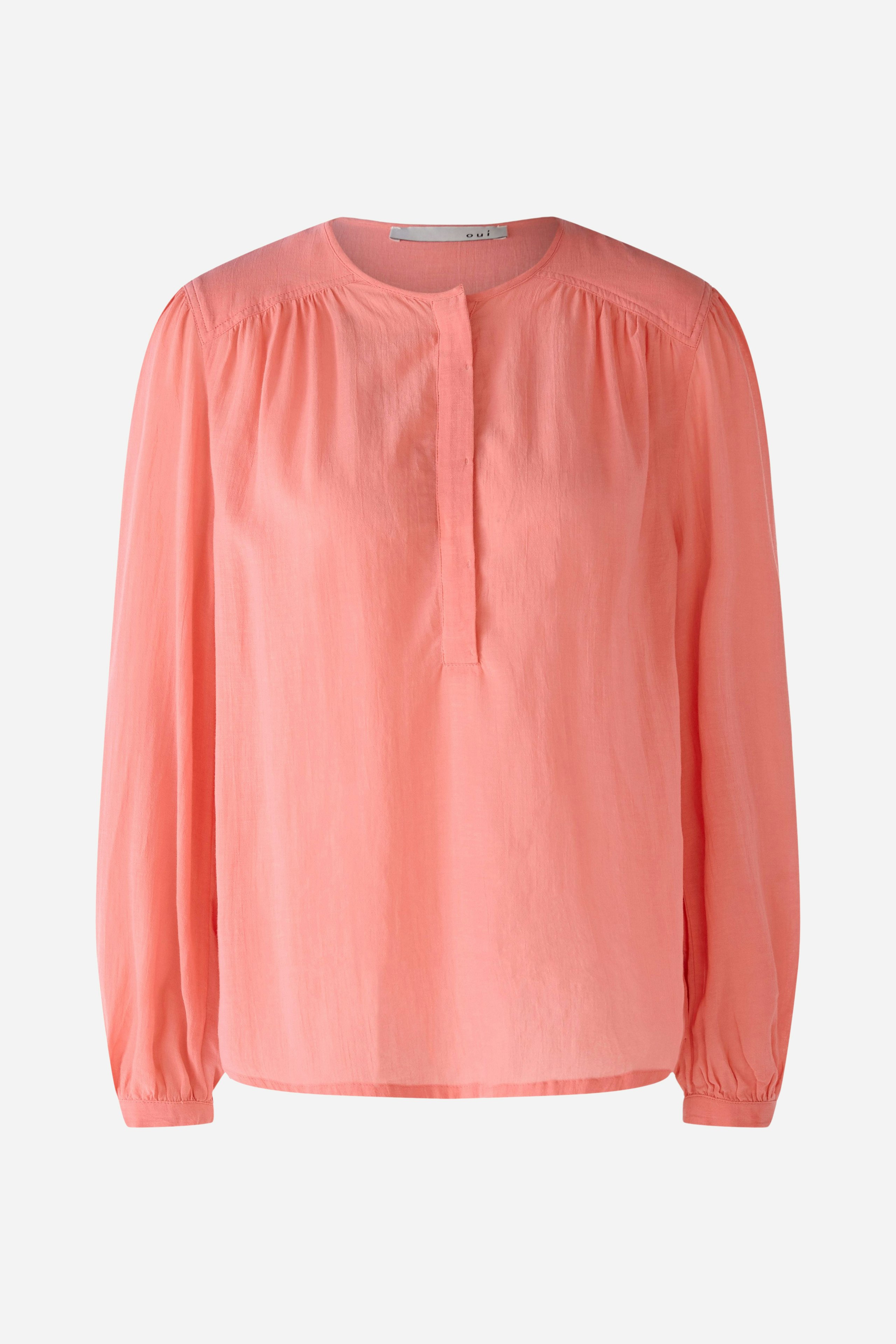 Bild 1 von Bluse mit verkürzter Knopfleiste in tea rose | Oui