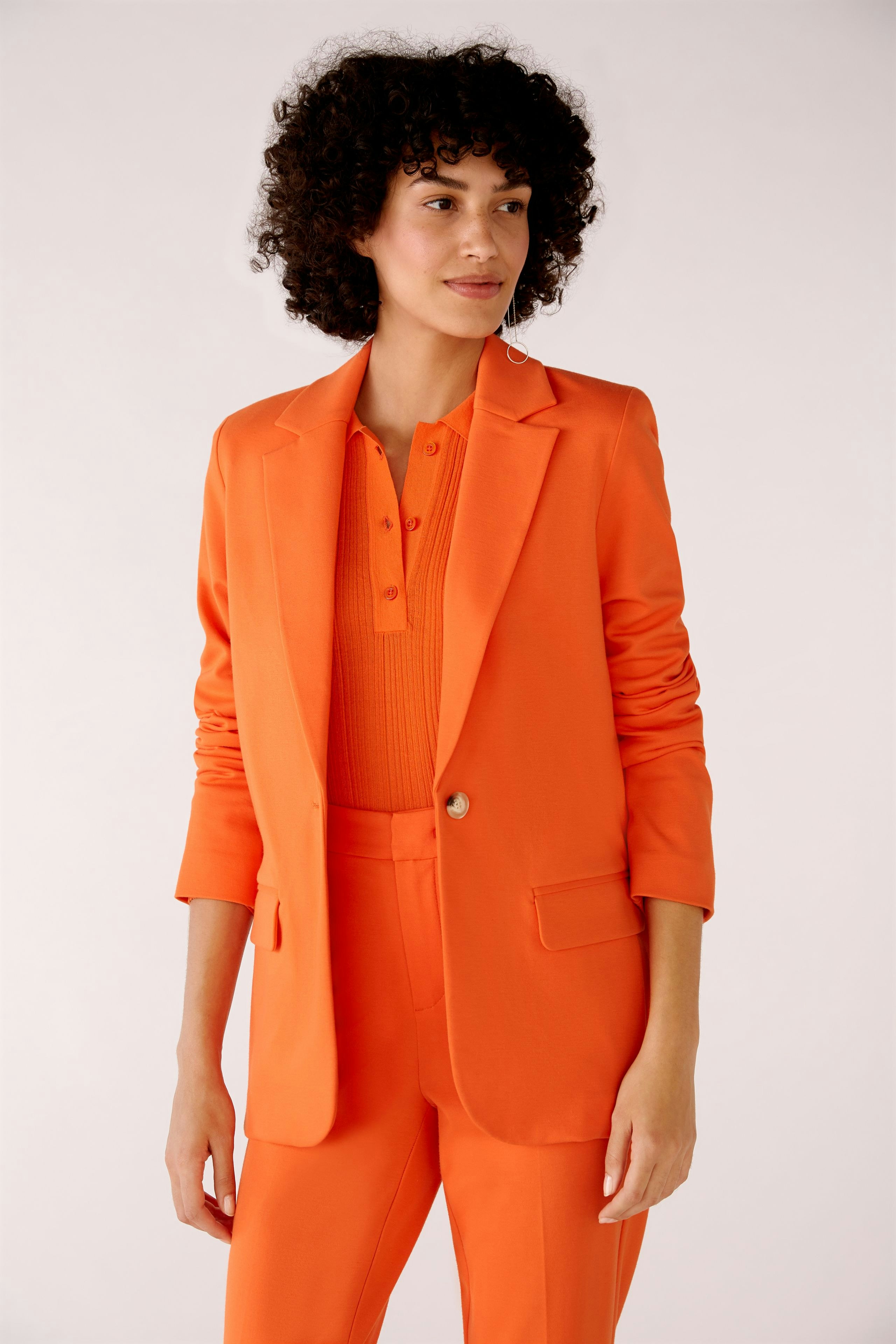 Bild 2 von Blazer in a sporty jersey fit in orangeade | Oui