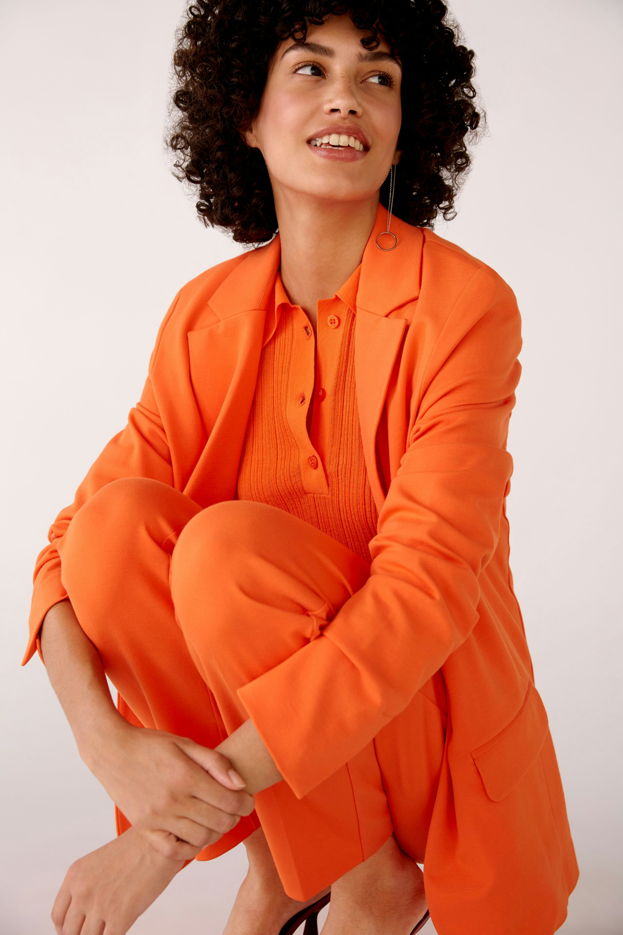 Bild 5 von Blazer in a sporty jersey fit in orangeade | Oui