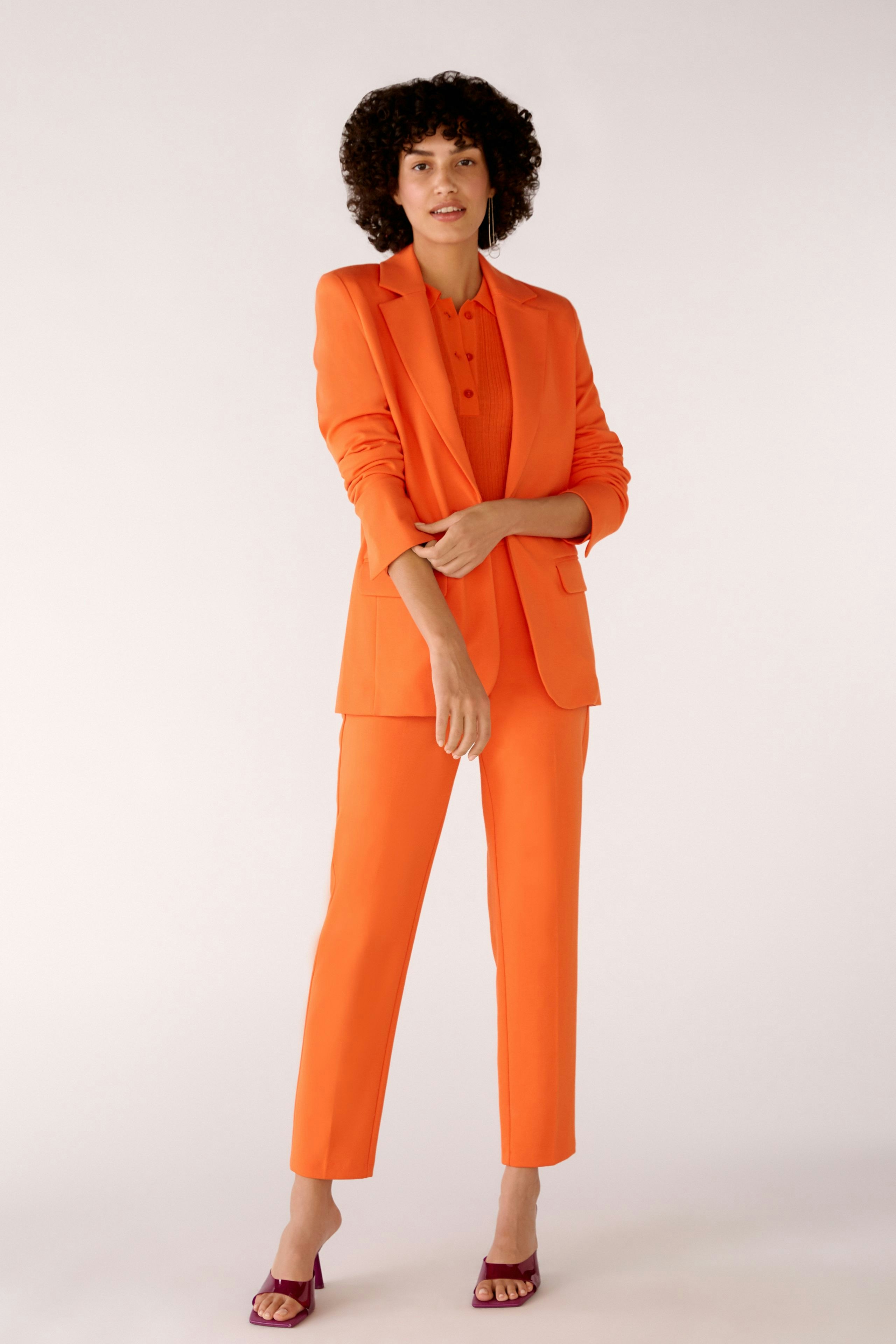 Bild 1 von Blazer in a sporty jersey fit in orangeade | Oui