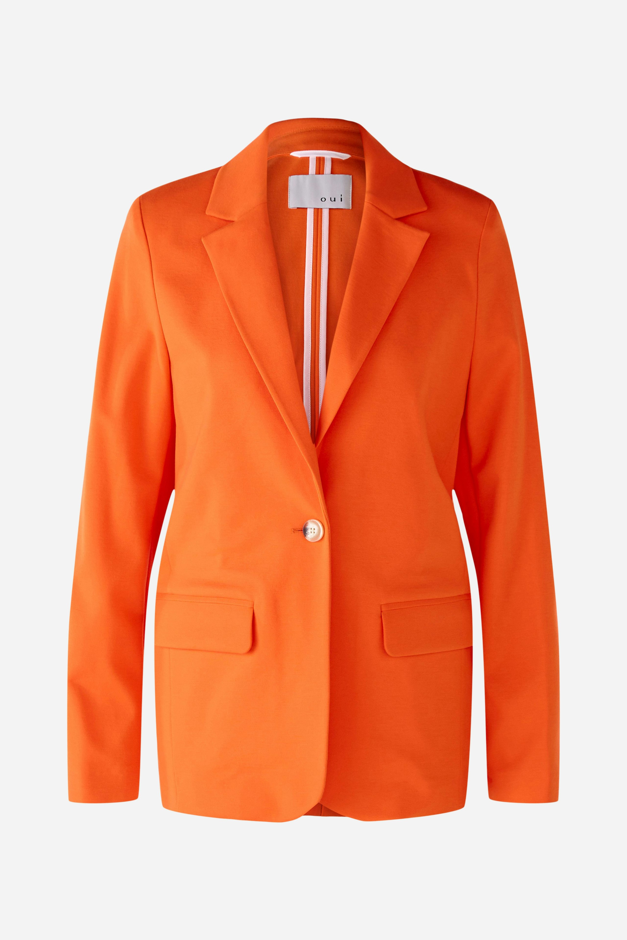 Bild 7 von Blazer in a sporty jersey fit in orangeade | Oui