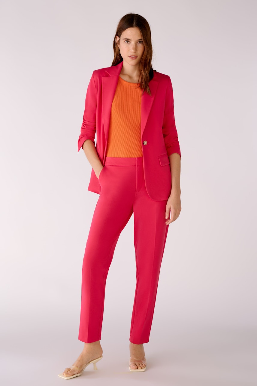 Bild 2 von Blazer in a sporty jersey fit in pink | Oui