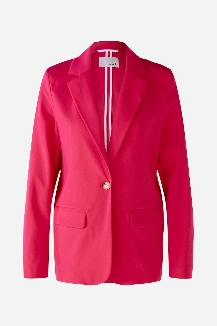 Bild 8 von Blazer in a sporty jersey fit in pink | Oui