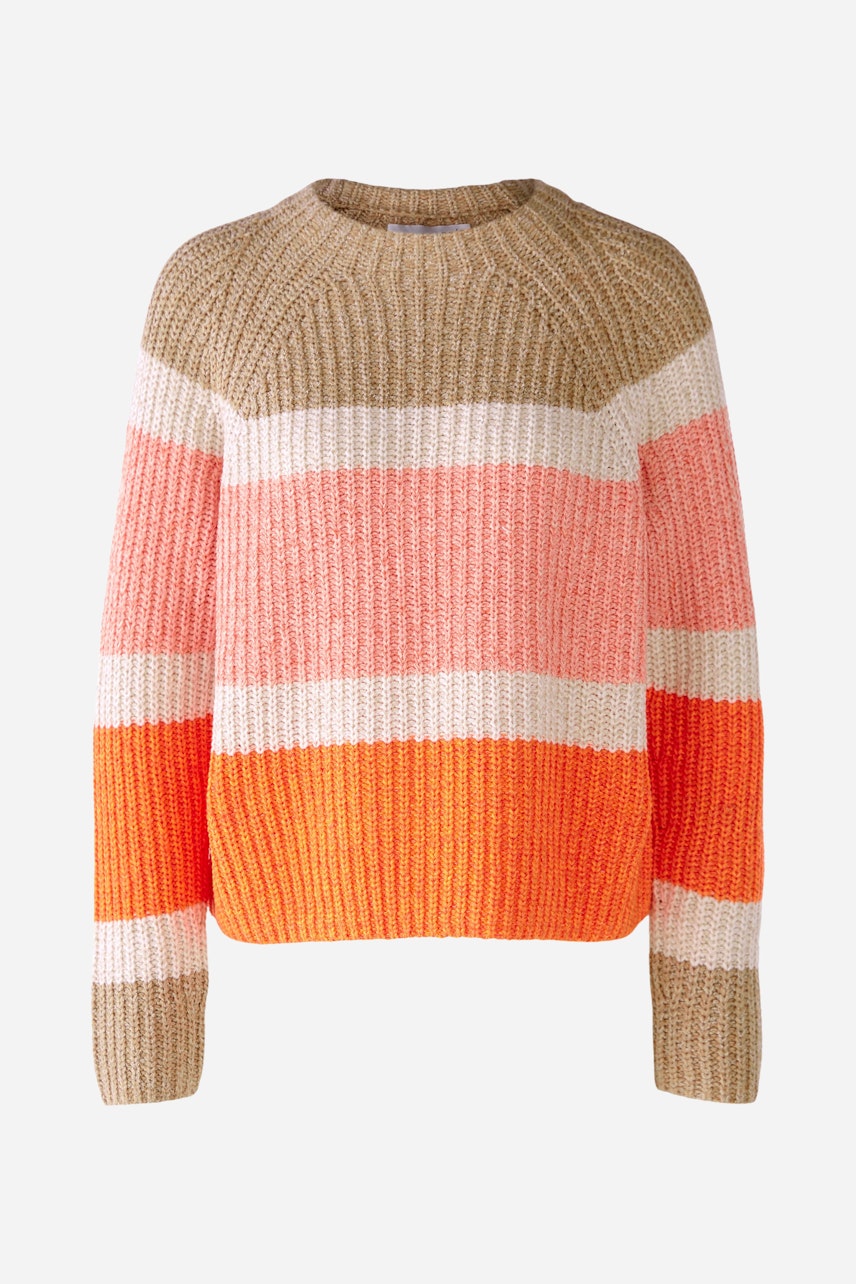 Bild 8 von Strickpullover in Baumwollmischung in orange camel | Oui