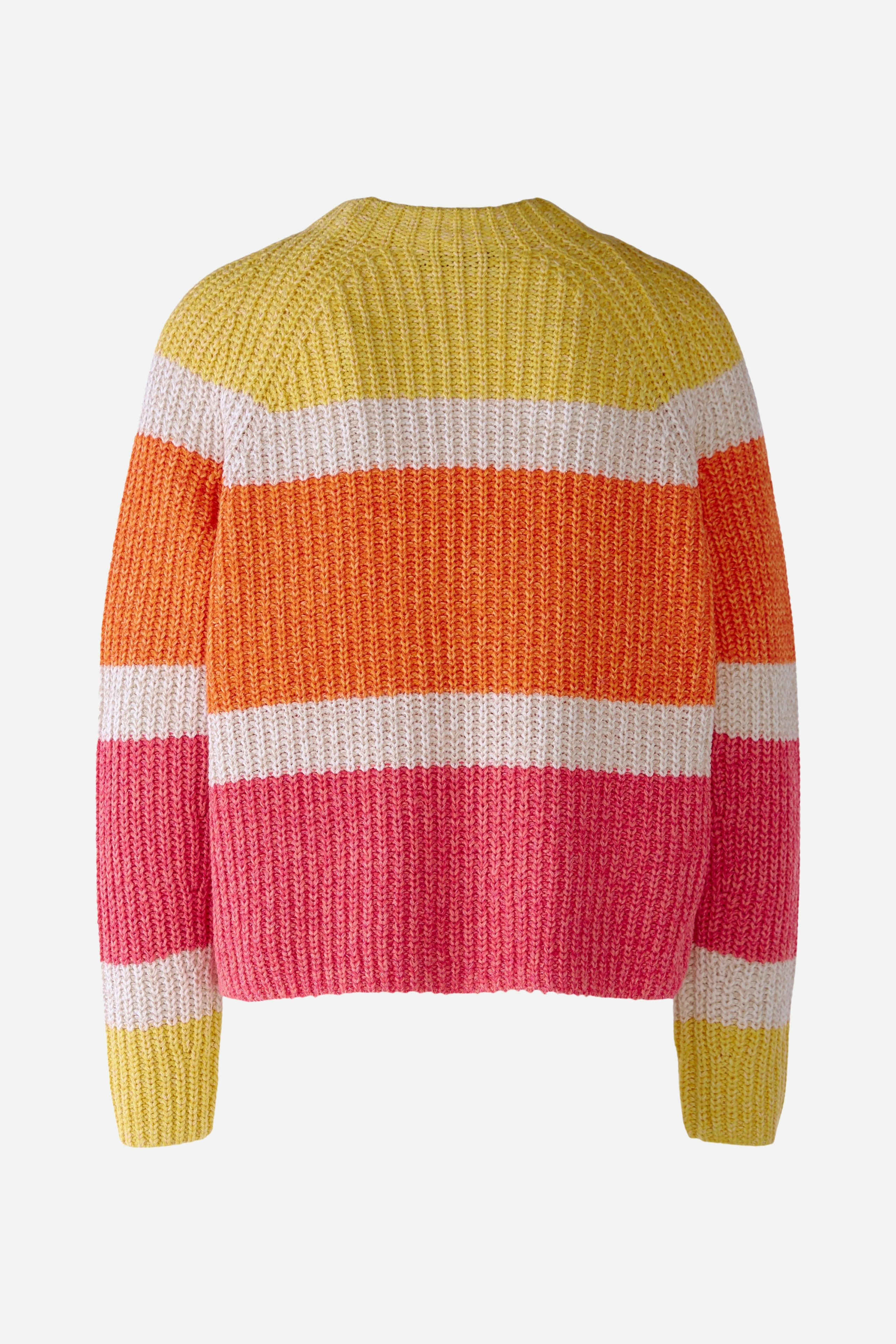 Bild 8 von Knitted pullover in cotton blend in red yellow | Oui
