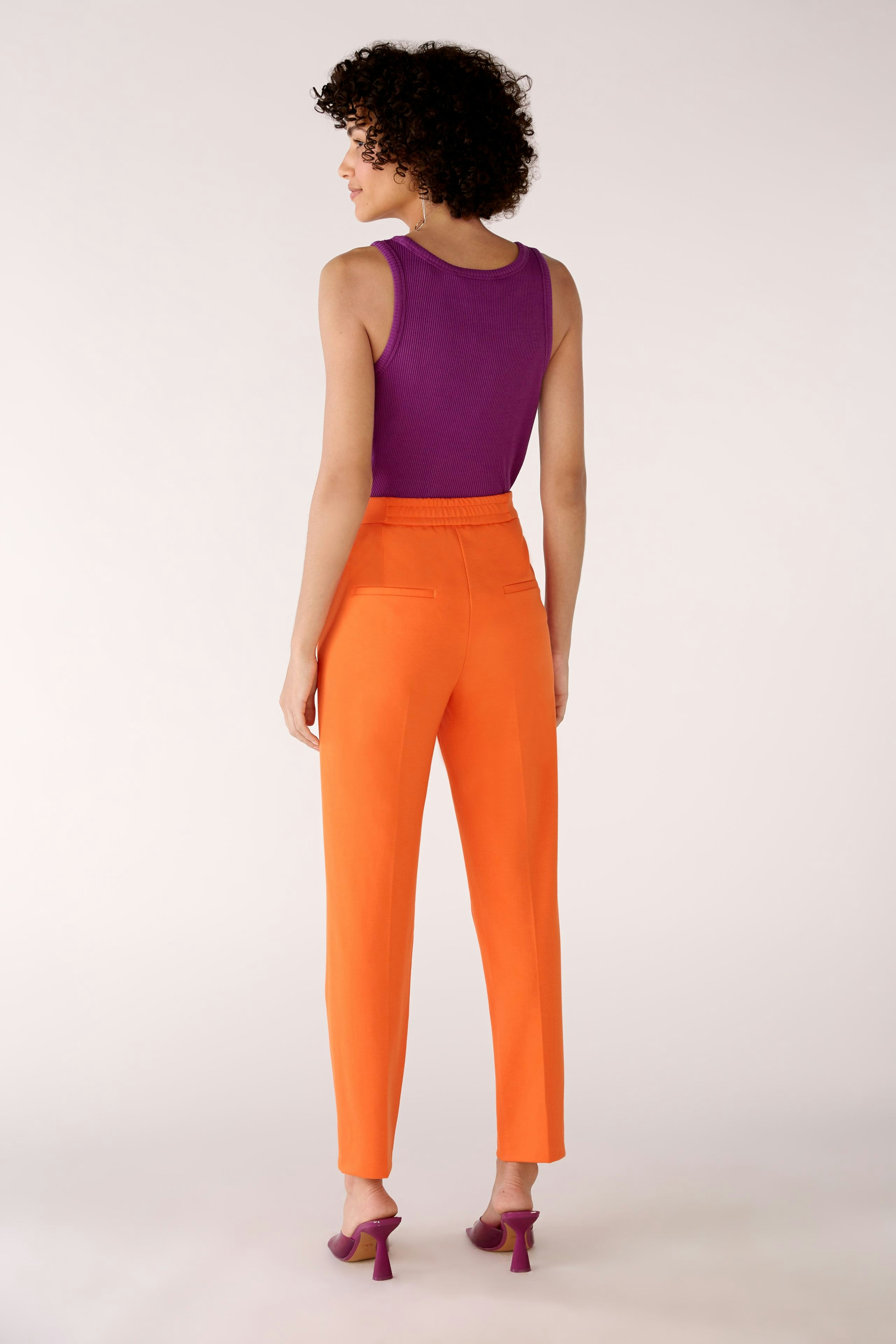 Bild 4 von Chino in Heavy-Jersey in orangeade | Oui