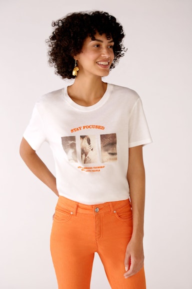 Bild 3 von T-Shirt aus softer Jerseyware in optic white | Oui