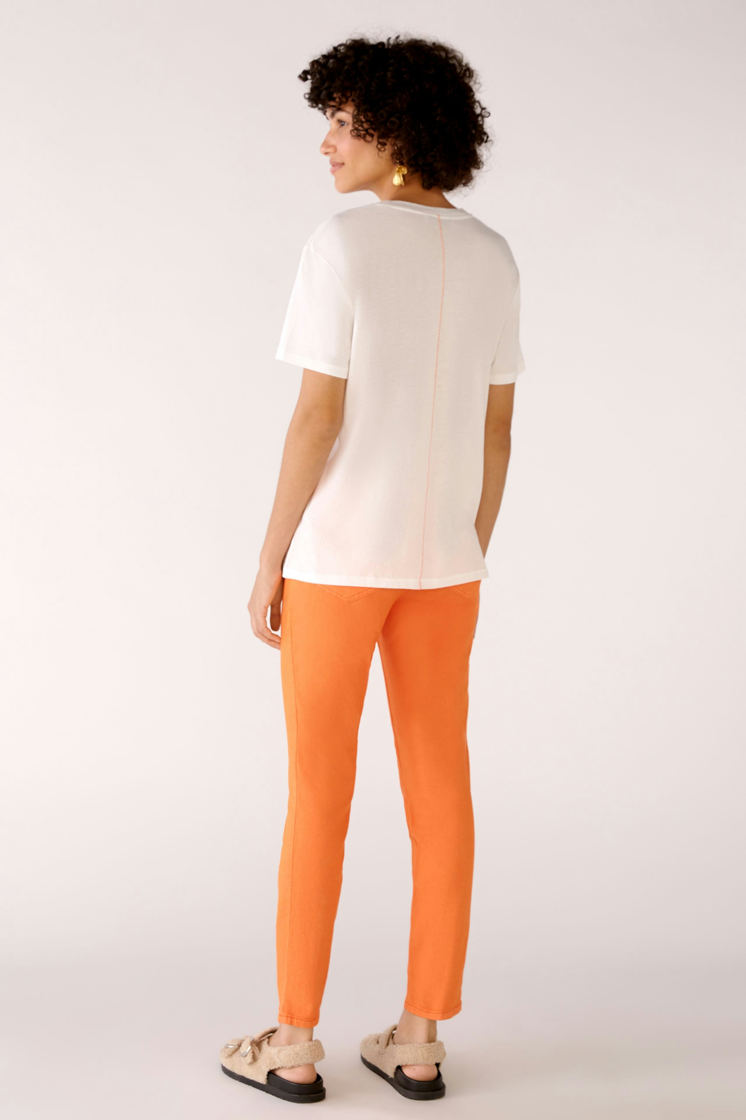 Bild 4 von T-Shirt aus softer Jerseyware in optic white | Oui