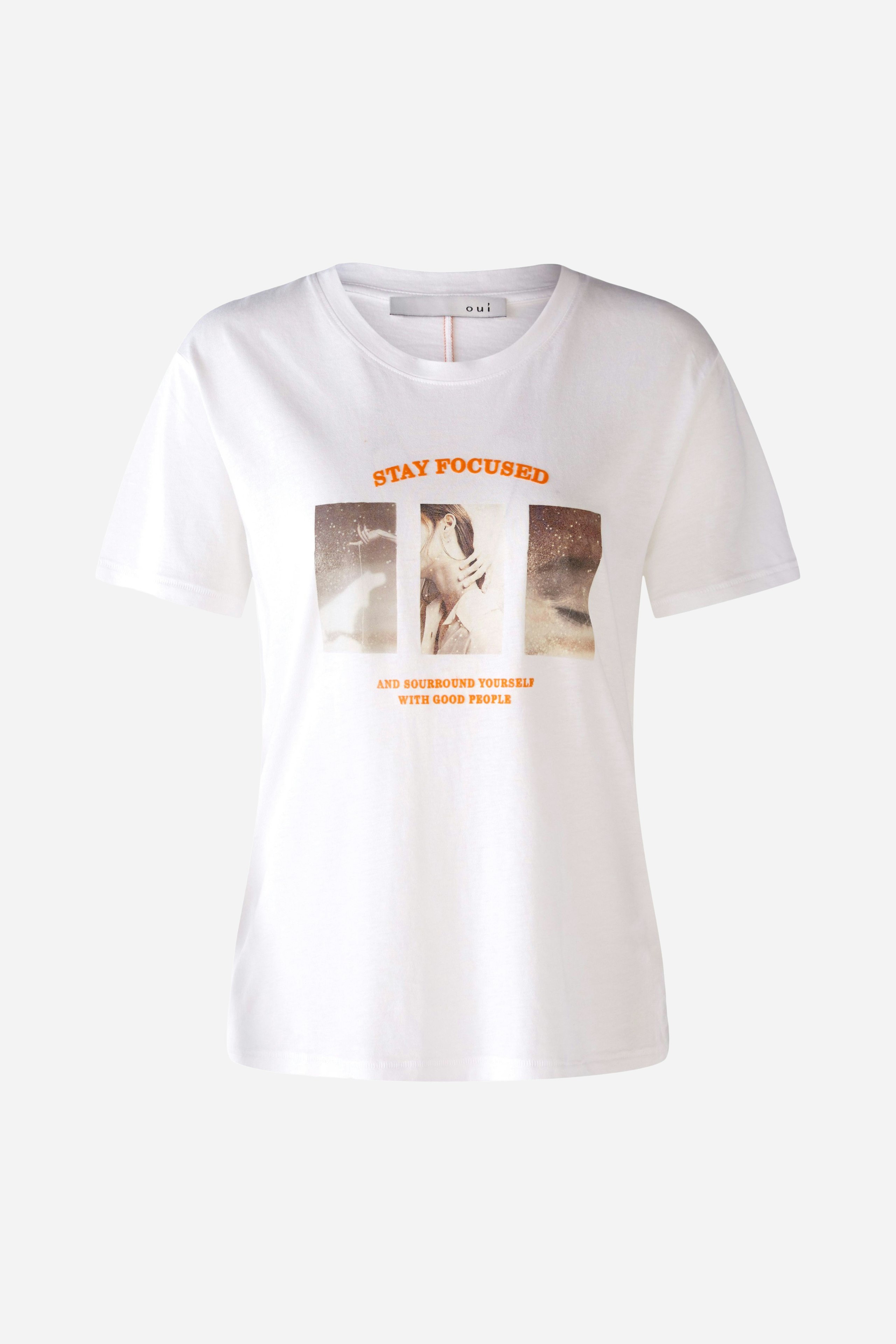 Bild 7 von T-Shirt aus softer Jerseyware in optic white | Oui