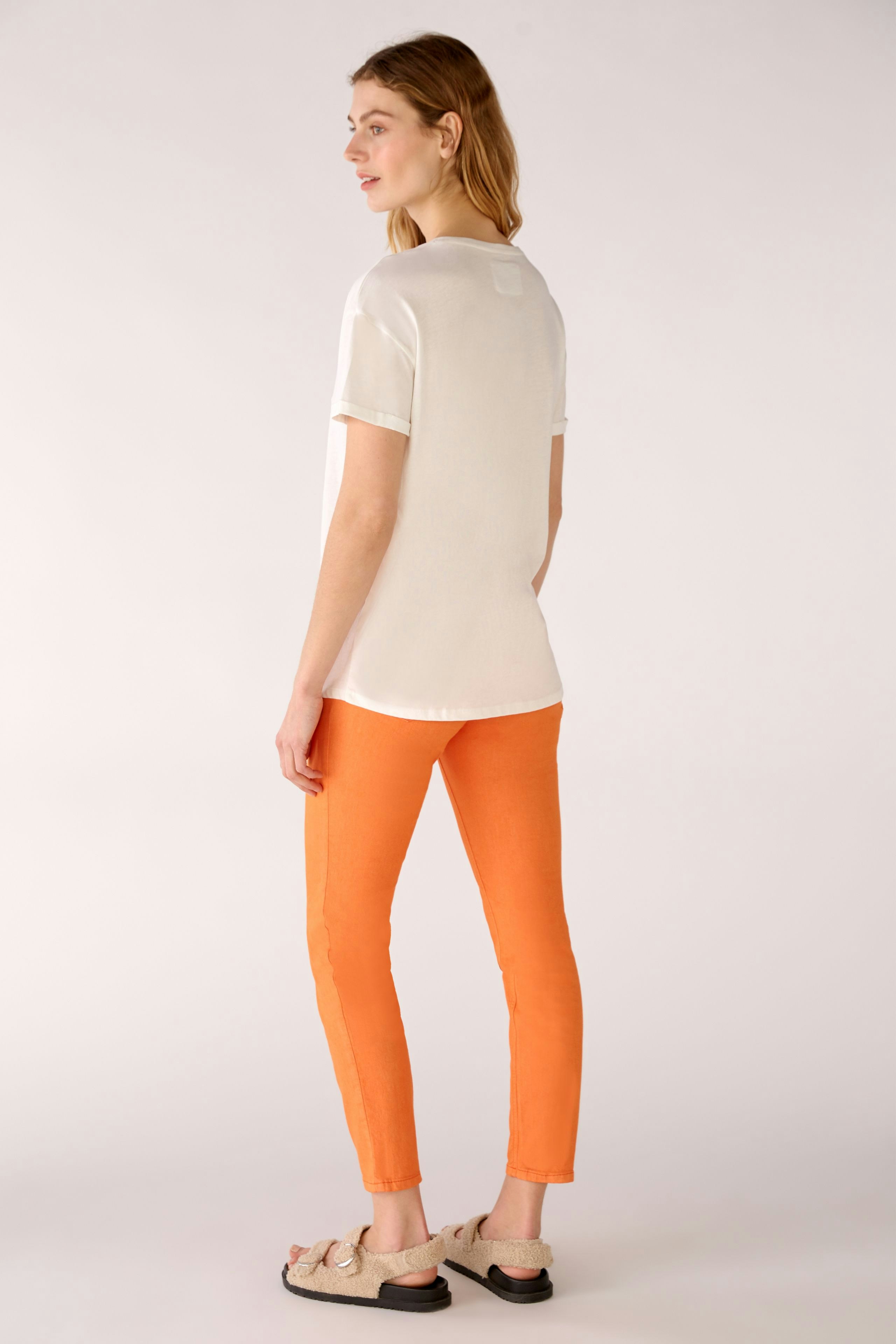 Bild 3 von T-shirt in organic cotton in cloud dancer | Oui