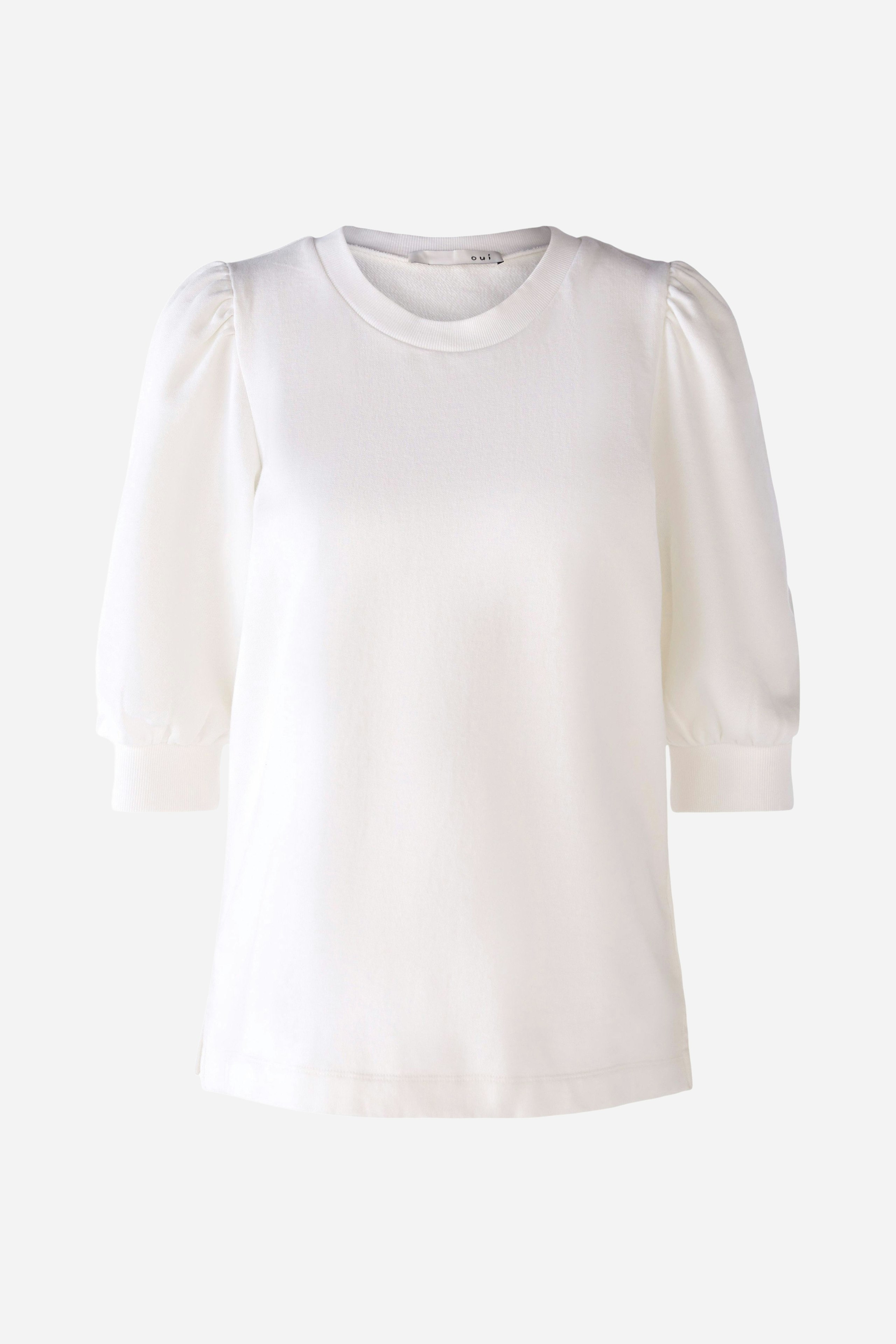 Bild 1 von Sweatshirt mit Statement-Ärmel in cloud dancer | Oui