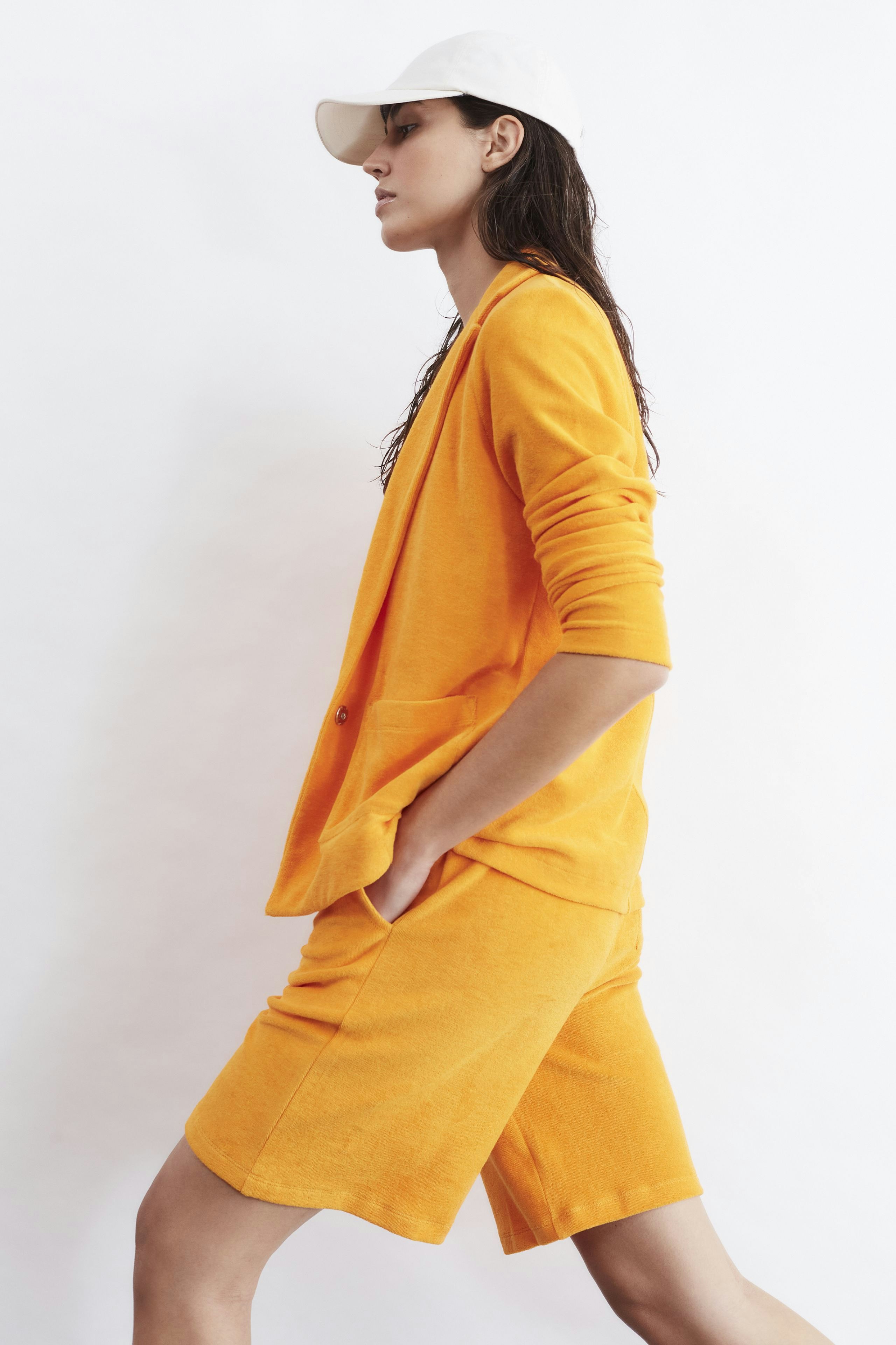 Bild 5 von Bermuda 100% cotton terry in flame orange | Oui