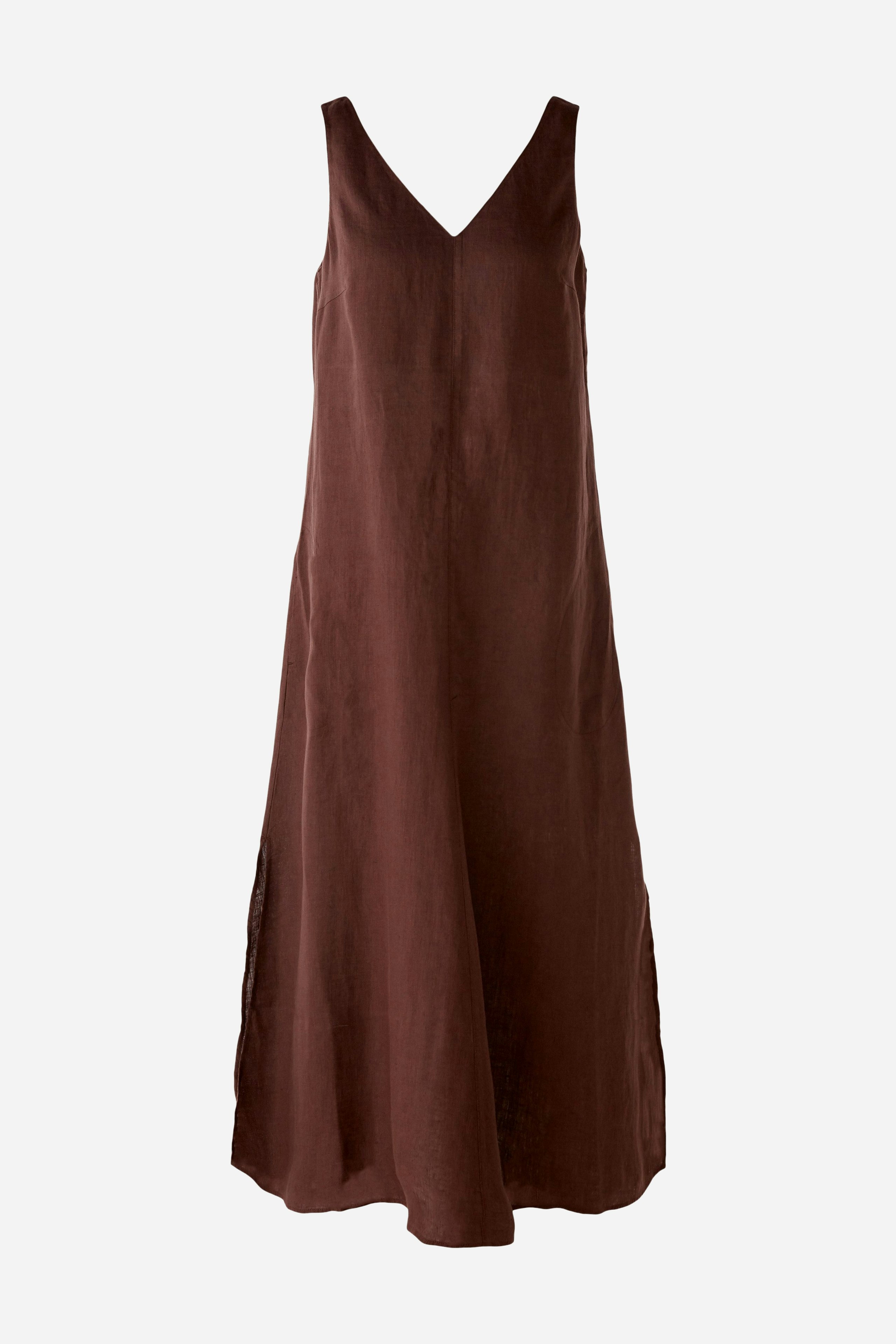 Bild 7 von Midikleid 100% Leinen in chocolate fudge | Oui