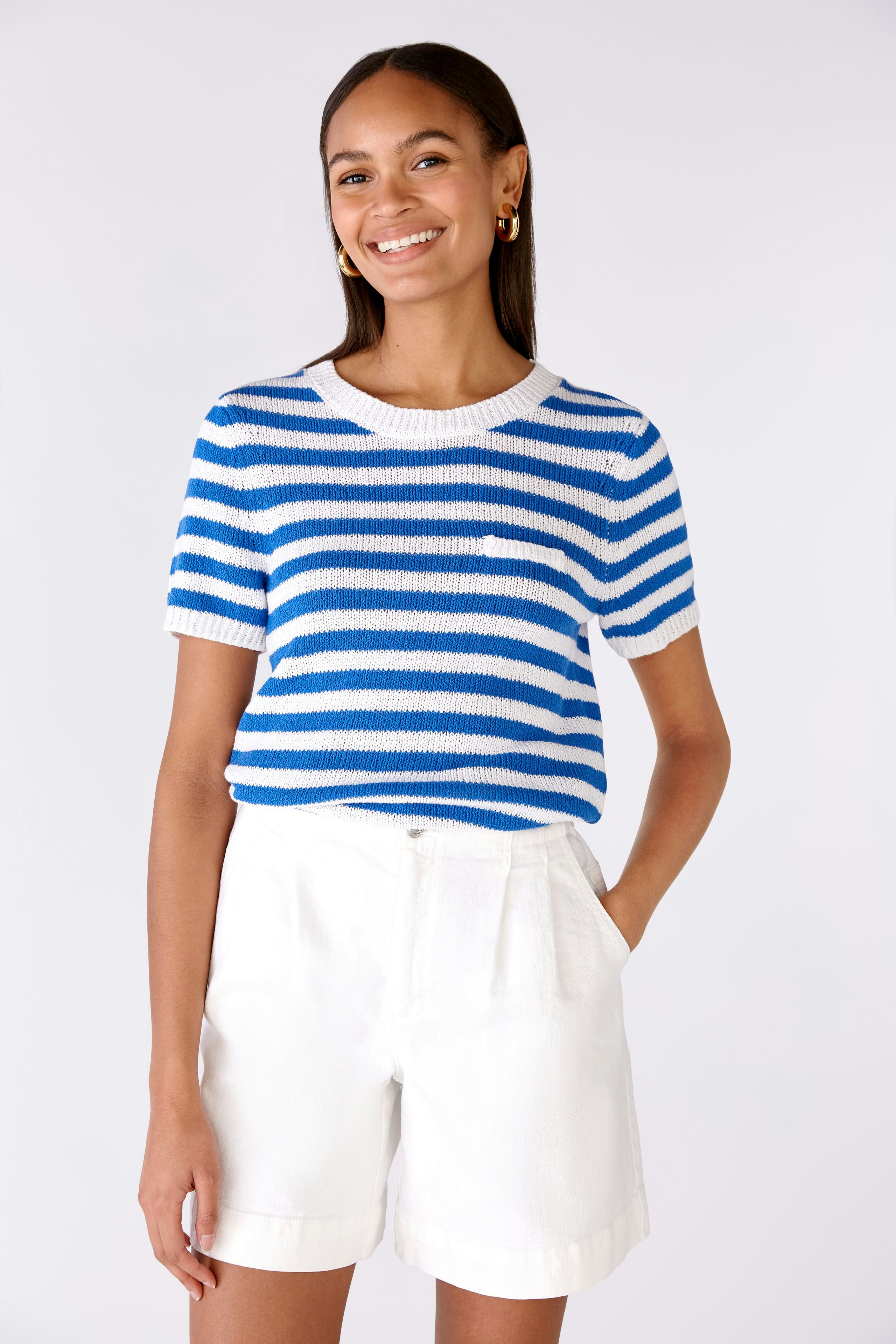 Bild 2 von Strickpullover 100% Baumwolle in offwhite blue | Oui