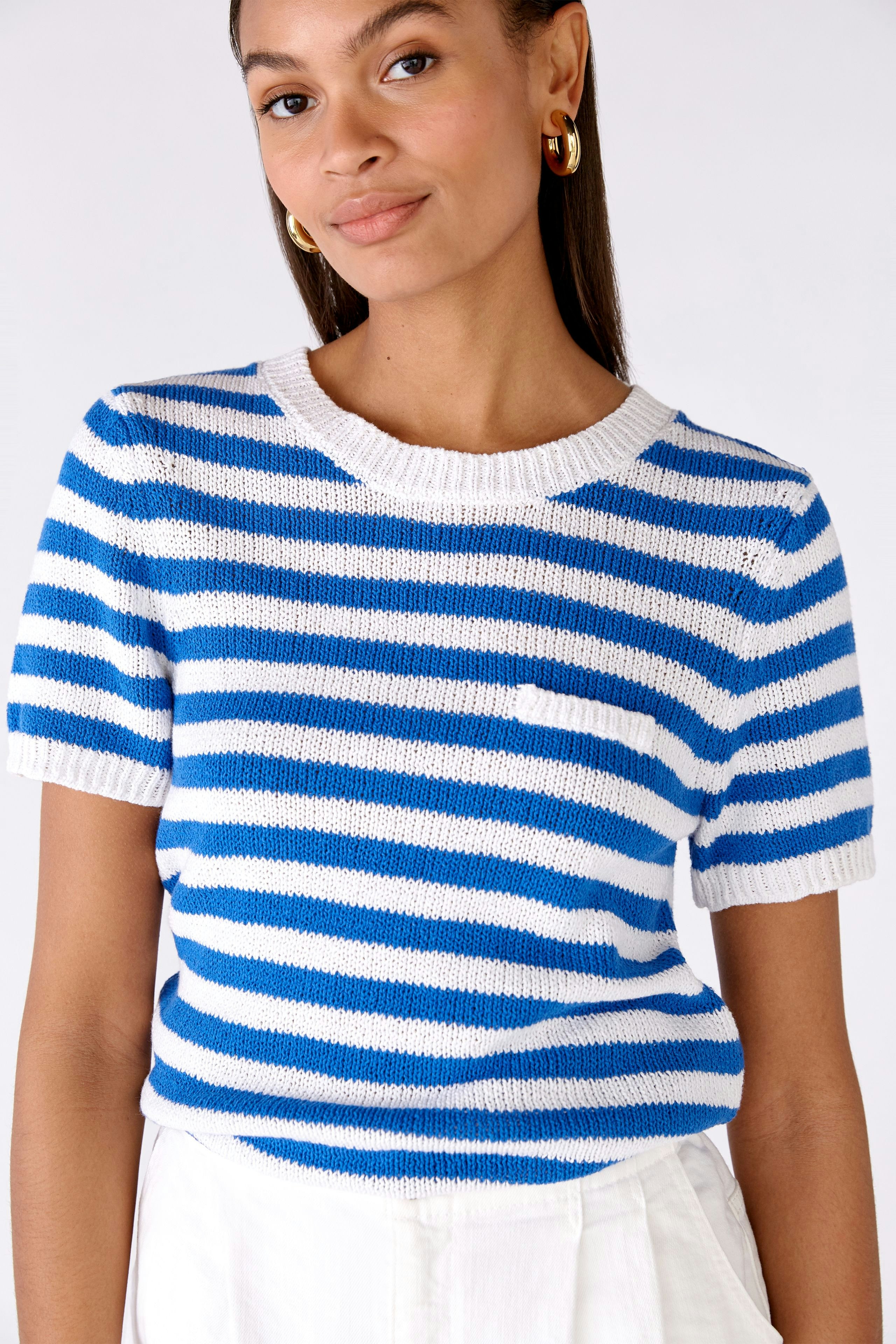 Bild 4 von Strickpullover 100% Baumwolle in offwhite blue | Oui