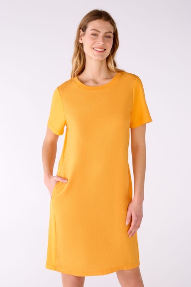 Bild 2 von Dress linen-cotton patch in flame orange | Oui