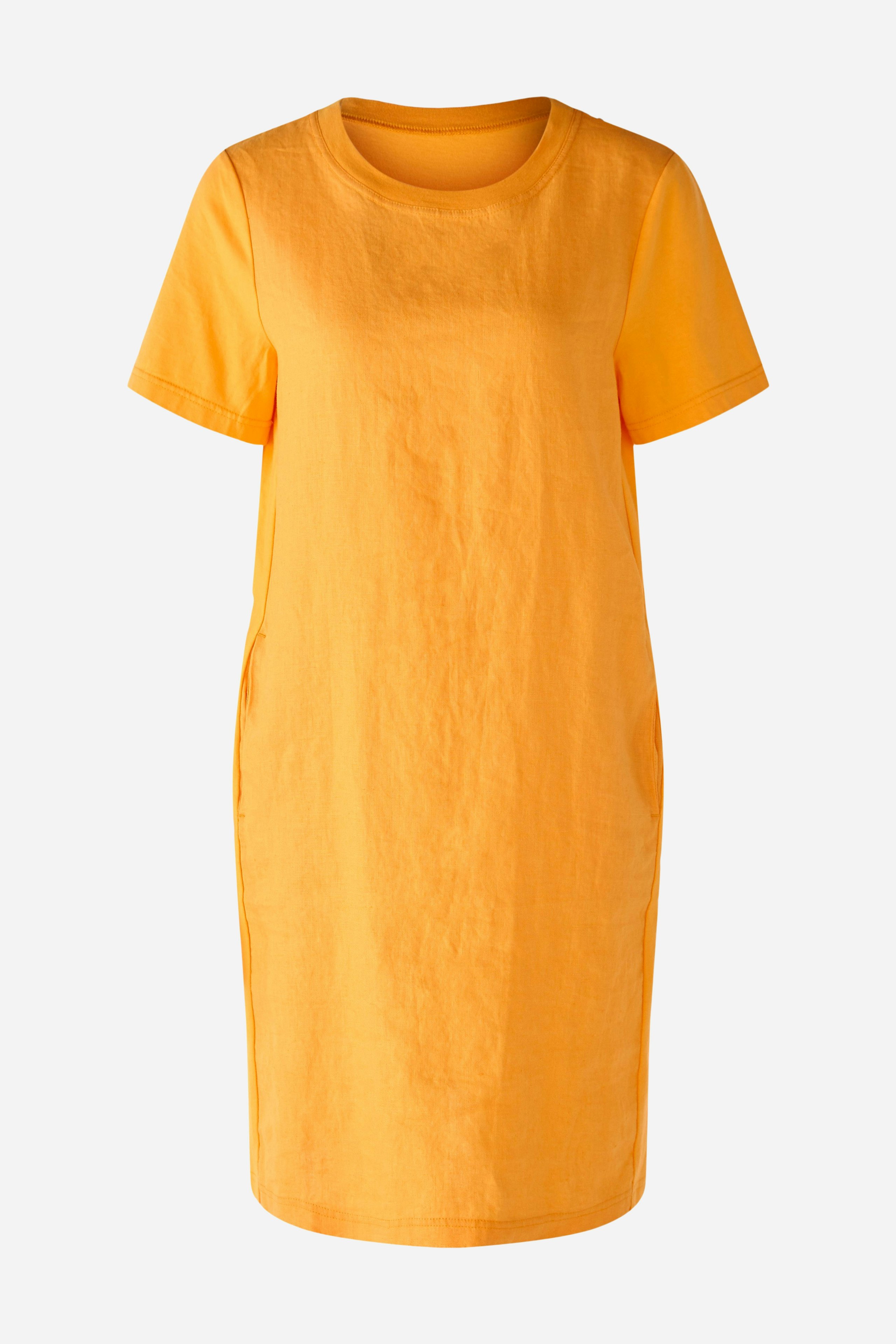 Bild 7 von Dress linen-cotton patch in flame orange | Oui